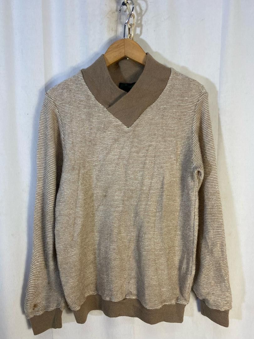 Japanese Brand × Vintage Vintage Beaut green wool sweatshirt Size US S / EU 44-46 / 1 - 2 Thumbnail