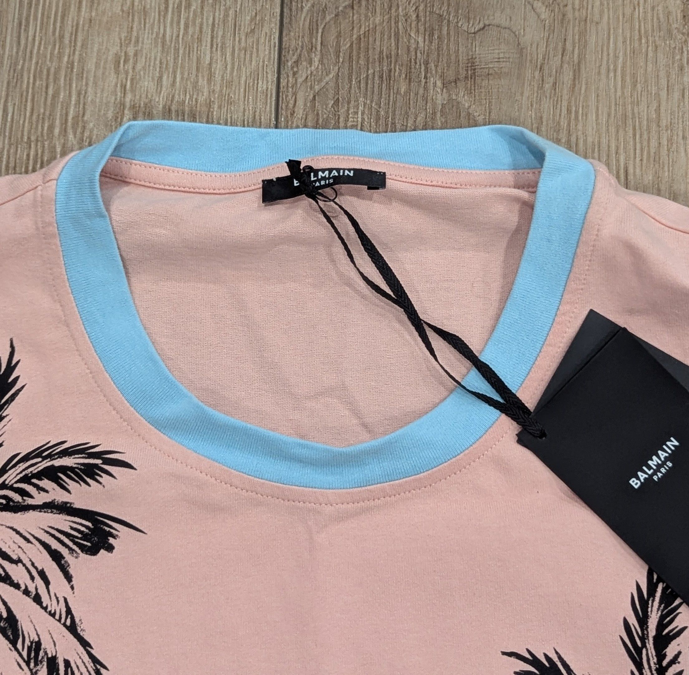 Balmain BALMAIN Miami Graphic Oversized Crewneck T-Shirt Medium Size US M / EU 48-50 / 2 - 3 Thumbnail