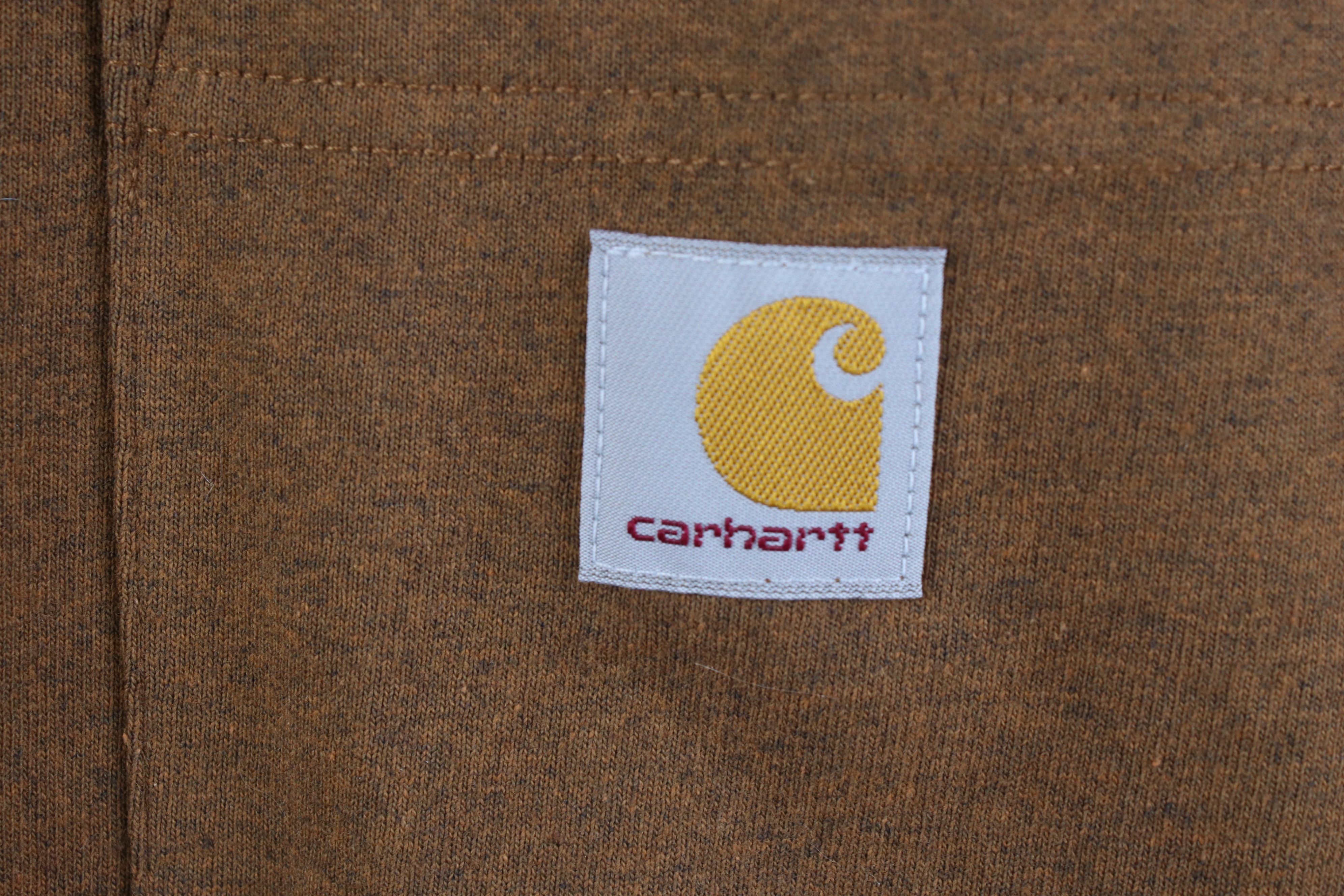 Carhartt Deadstock Y2K Carhartt Pocket T-Shirt Oiled Walnut Heather Size US S / EU 44-46 / 1 - 4 Thumbnail