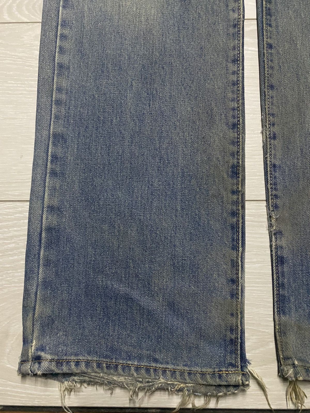 Japanese Brand Vintage GLHeart Mud Wash Distressed Loose Jeans Size US 31 - 9 Thumbnail