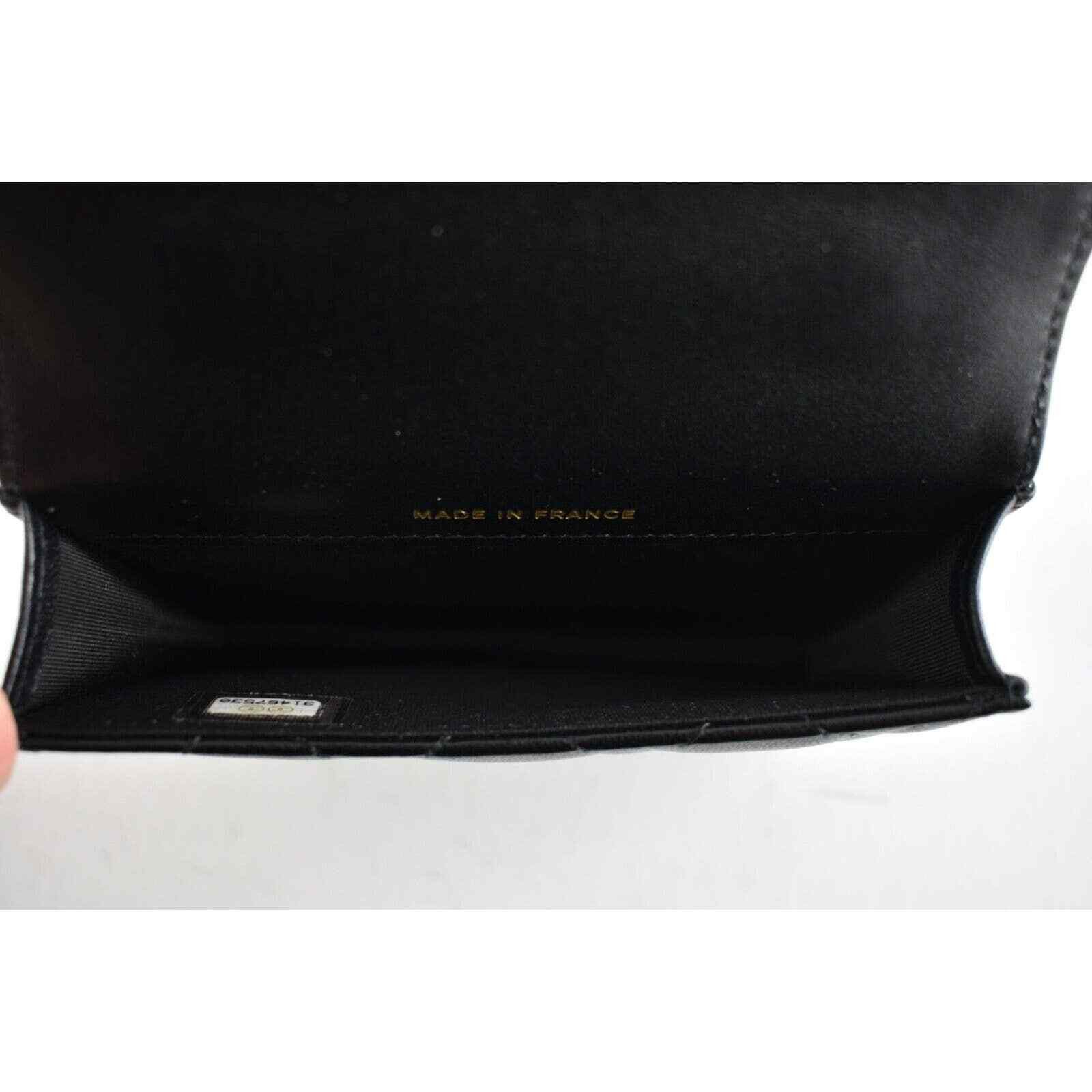 Chanel Chanel Coin Purse With Chain Gold Handle Crossbody Bag Size ONE SIZE - 12 Thumbnail
