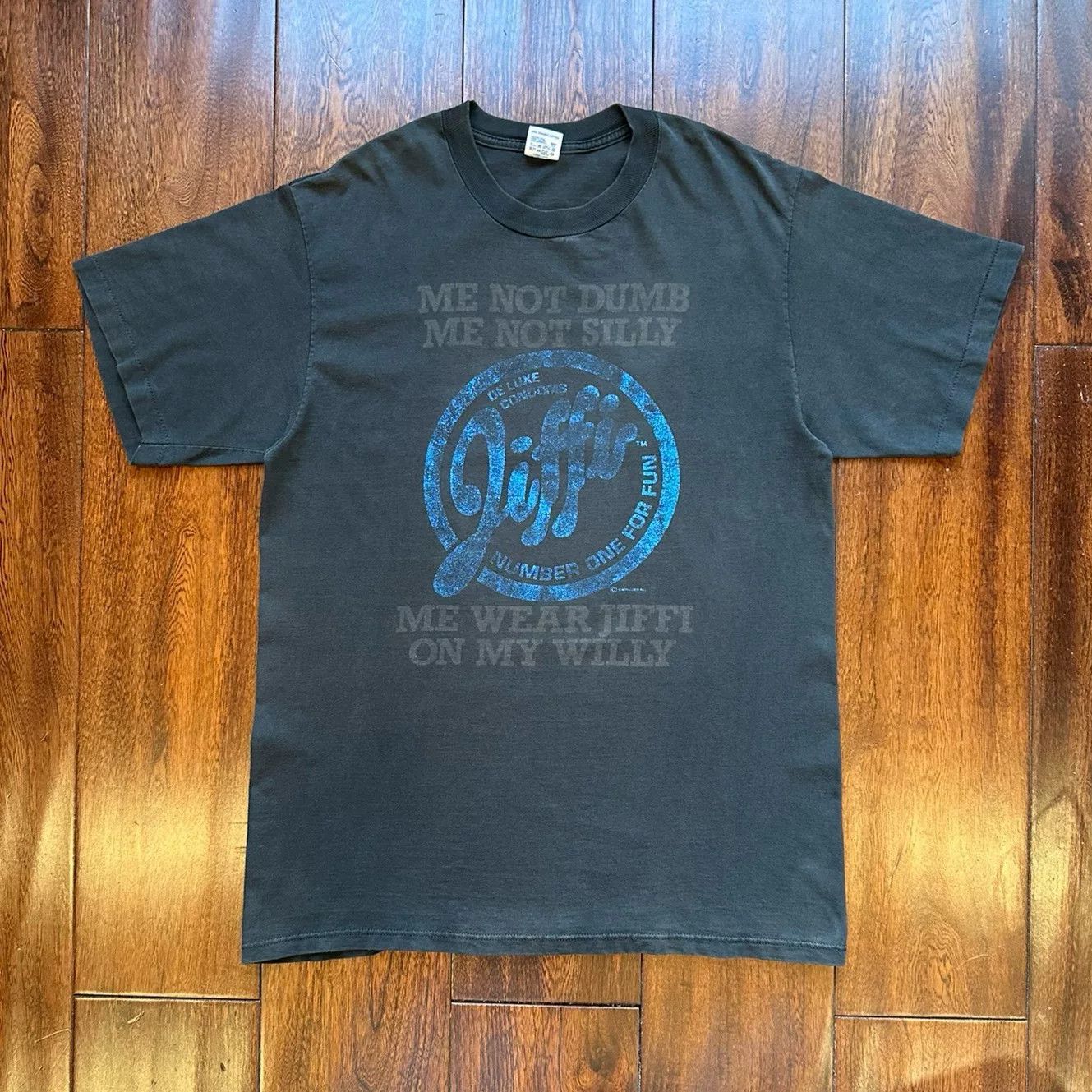 Vintage Vintage 90s Jiffi Fade Tee Size US M / EU 48-50 / 2 - 1 Thumbnail