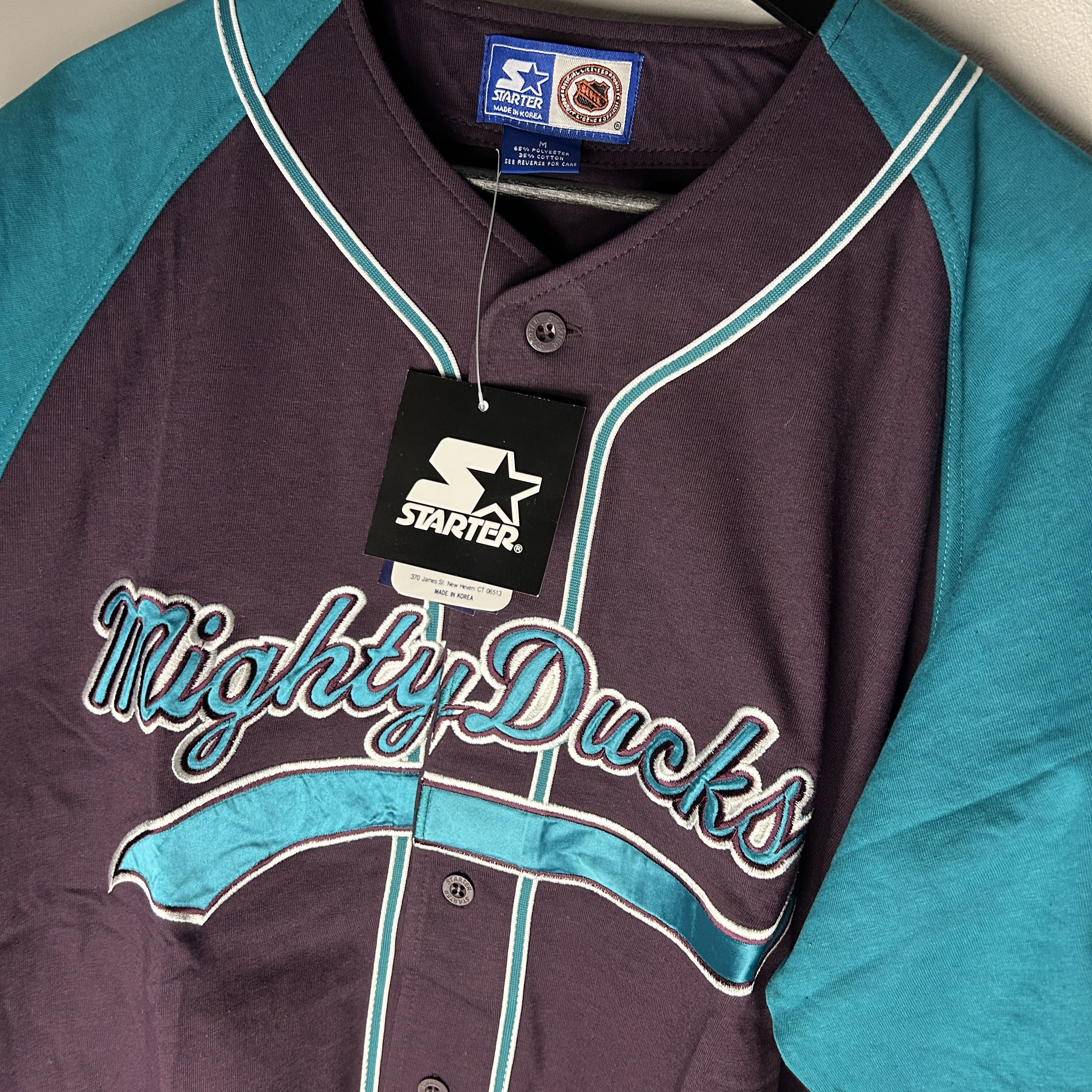 Starter Vintage Mighty Ducks 90’s Starter NHL Jersey Size US M / EU 48-50 / 2 - 4 Thumbnail