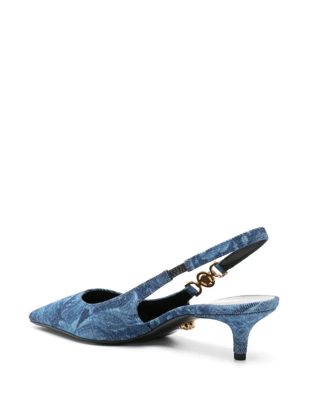 Versace o1y0226 Denim Pumps in Blue Size US 6.5 / IT 36.5 - 3 Thumbnail