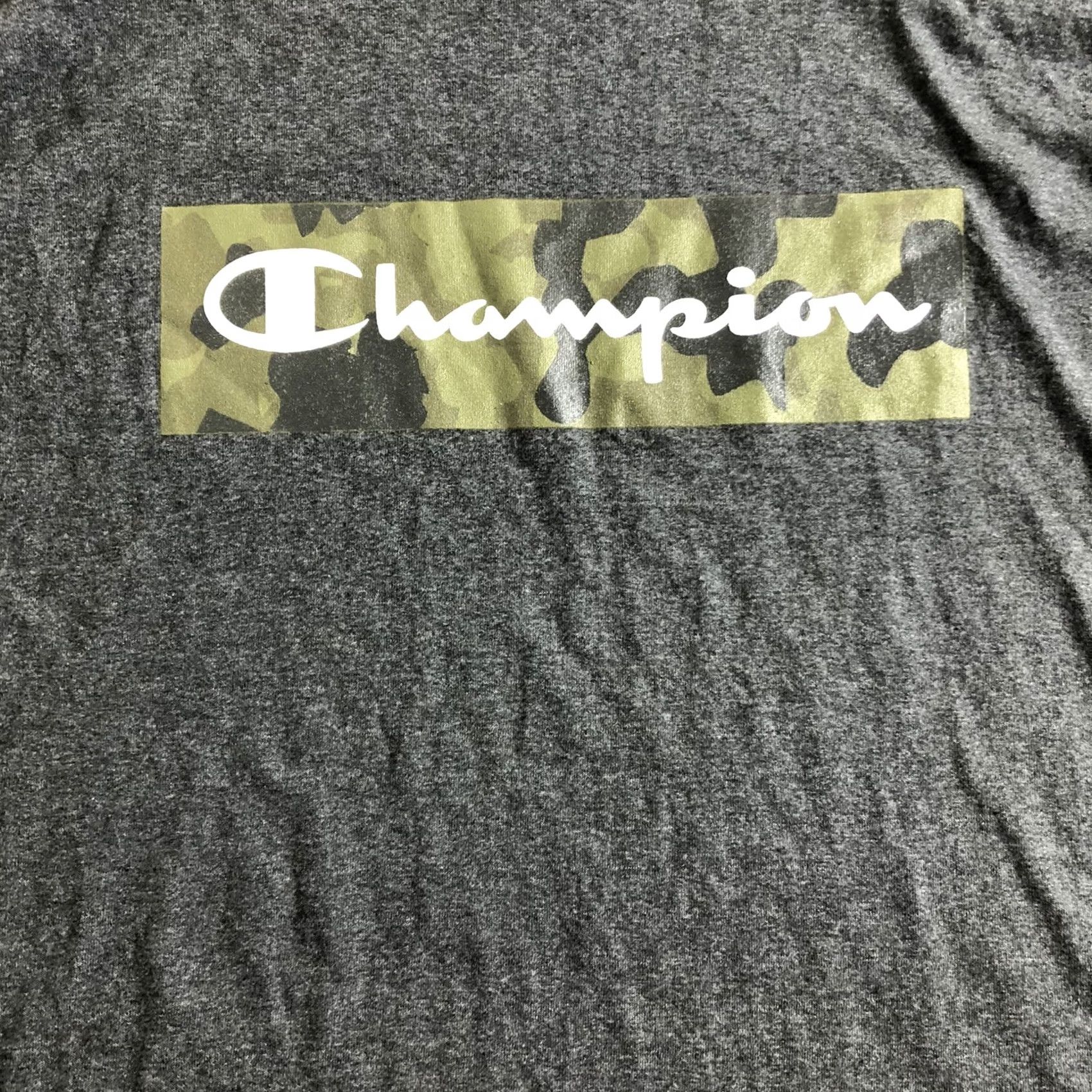 Champion Champion Shirt Box Logo Camo Gray Long Sleeve Men 3XL Logo Camouflage Shirt Mens Regular Size 3XL Box Theme Size US XXL / EU 58 / 5 - 2 Thumbnail