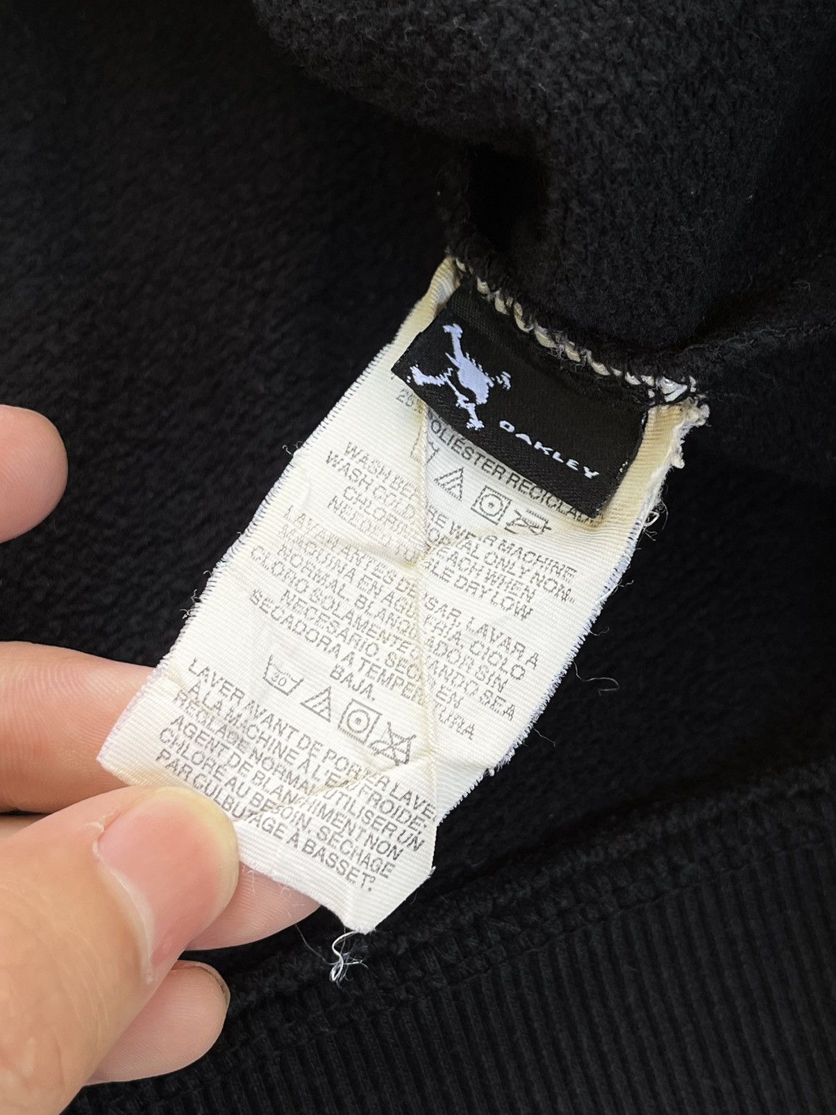 Oakley × Vintage Vintage Oakley Hoodie Zip Up Arctic OutDoor Style Go Y2K Rap Size US S / EU 44-46 / 1 - 7 Thumbnail