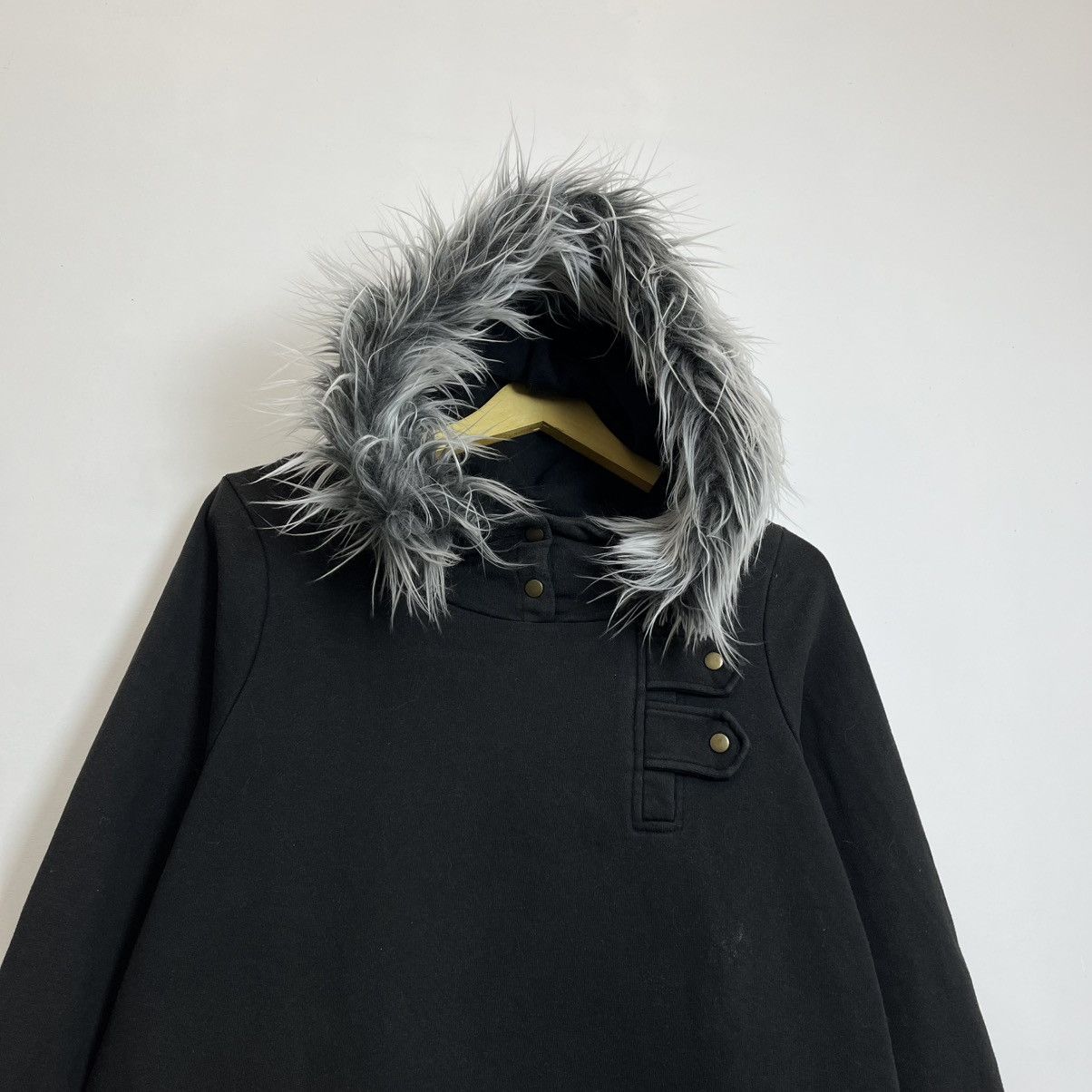Japanese Brand Japanese n’Or Faux Fur Hoodie vkei Punk Grunge LGB style Size US L / EU 52-54 / 3 - 1 Thumbnail