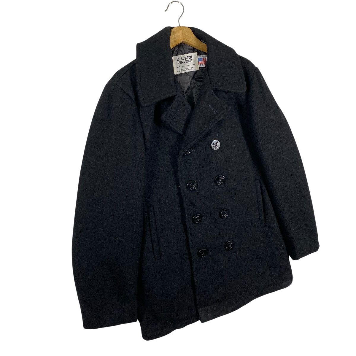 Schott Vintage Schott U.S 740N Peacoat Wool Button Jacket Size US M / EU 48-50 / 2 - 3 Thumbnail