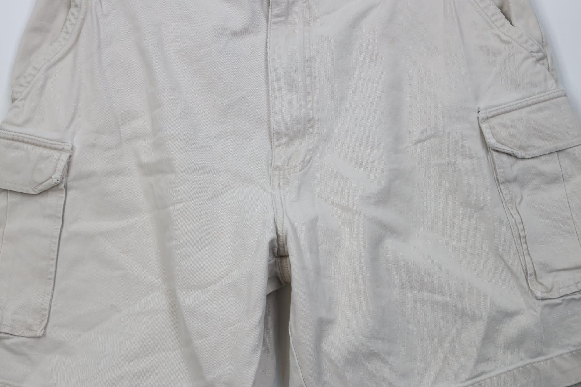 Abercrombie & Fitch Vintage 90s Y2K Abercrombie & Fitch Heavyweight Cargo Shorts Size US 36 / EU 52 - 3 Thumbnail