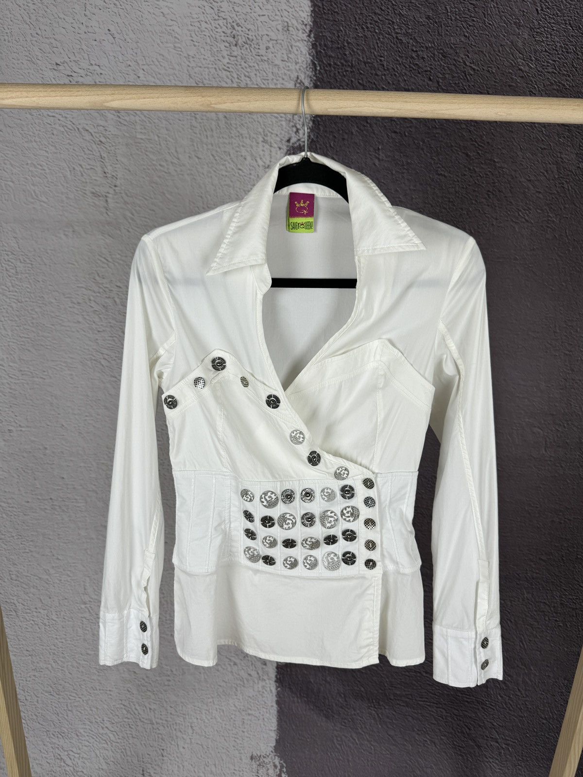 Other Save the Queen double breasted coins lightweight jacket Size S / US 4 / IT 40 - 1 Thumbnail
