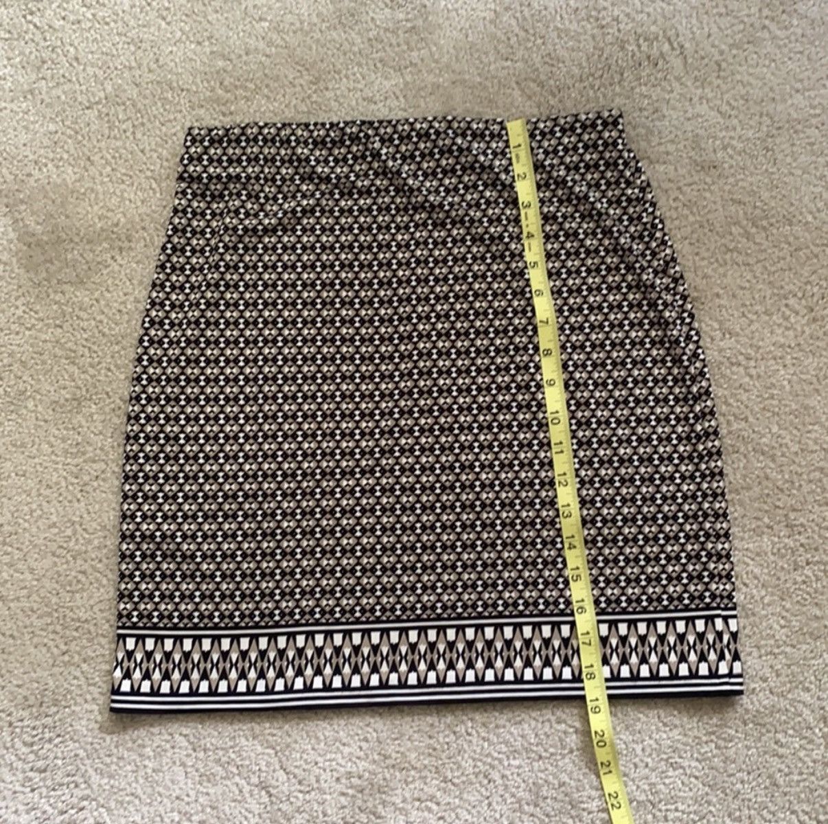 Other Max Studio Neutral Print Mini Skirt Size Small Size 27" / US 4 / IT 40 - 6 Thumbnail