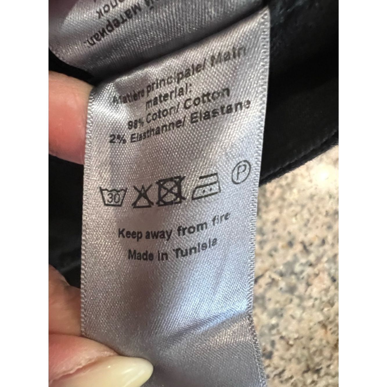Zadig & Voltaire Zadig & Voltaire Ava Cropped Jeans Black Zip Pocket Stretch Size 26" / US 2 / IT 38 - 8 Thumbnail