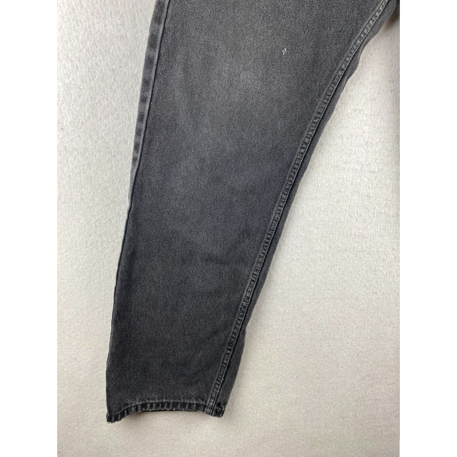 Levi's Levi's 505 Jeans Mens 38 Black Dark Wash Distressed Denim Mid-Rise Pockets Size US 38 / EU 54 - 4 Thumbnail
