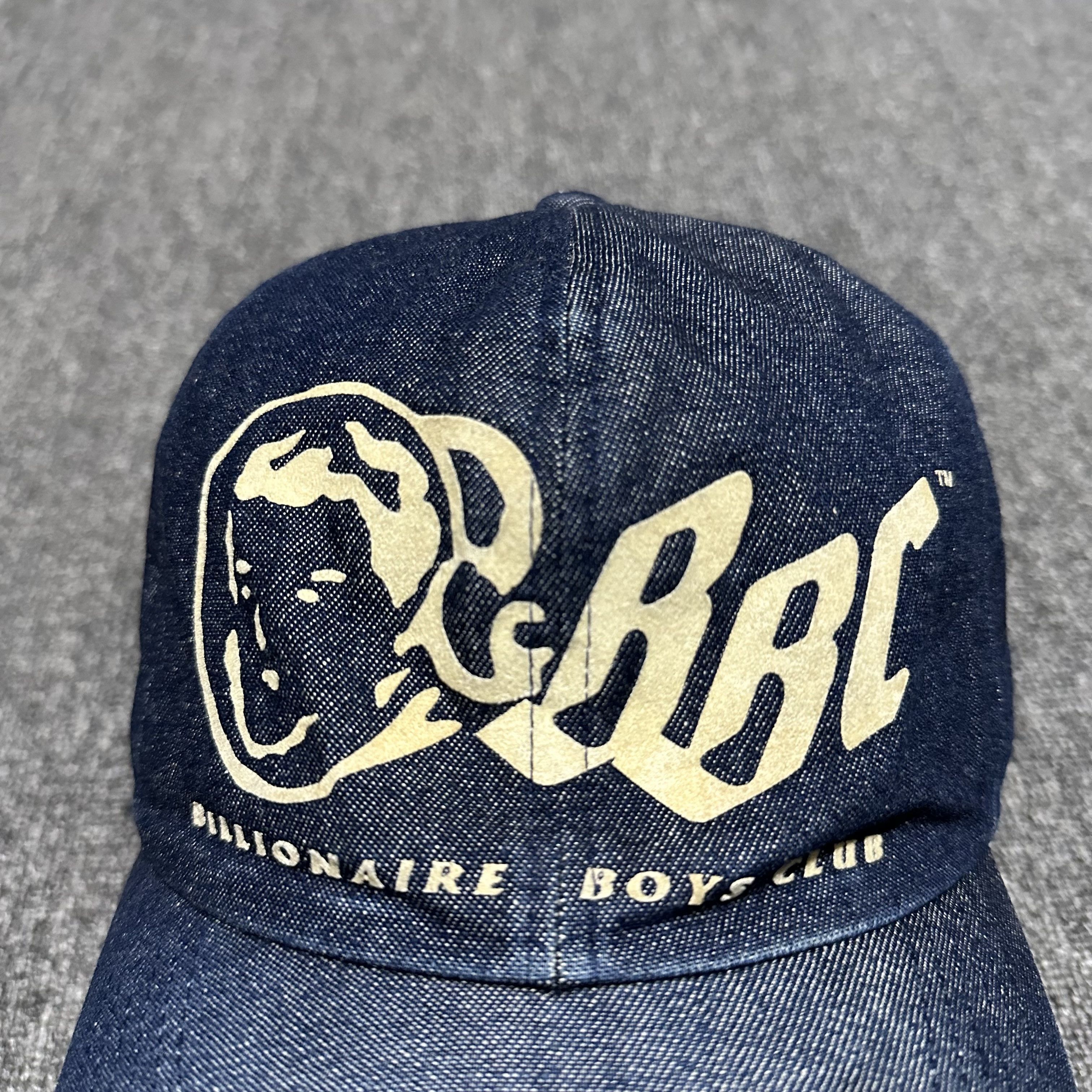 Billionaire Boys Club Rare Billionair Boys Club BBC Season 0 Denim Fitted Hat Size ONE SIZE - 3 Thumbnail