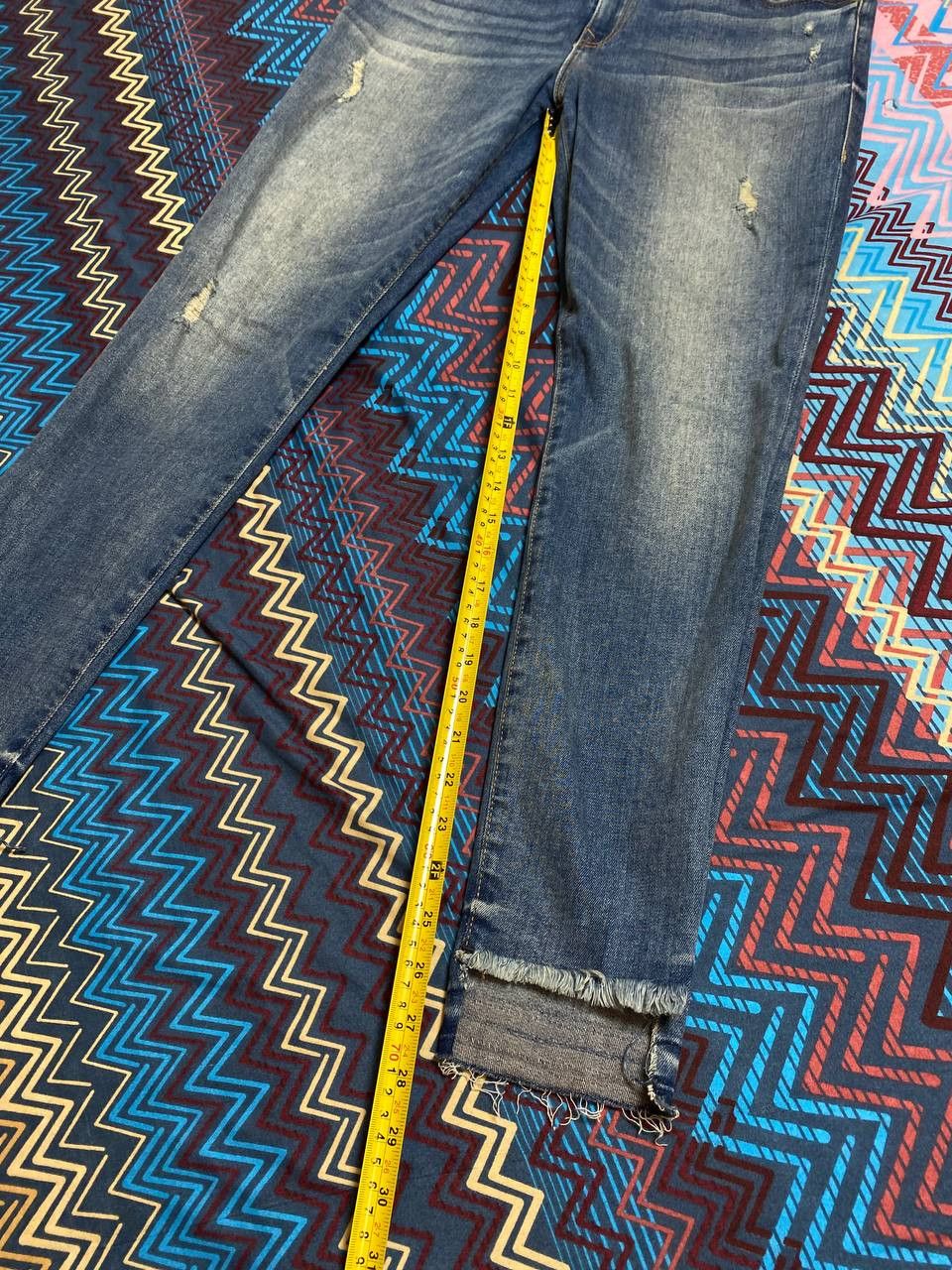 True Religion × Vintage Vintage True Religion Faded Denim Jeans Pants Size 31" - 8 Thumbnail