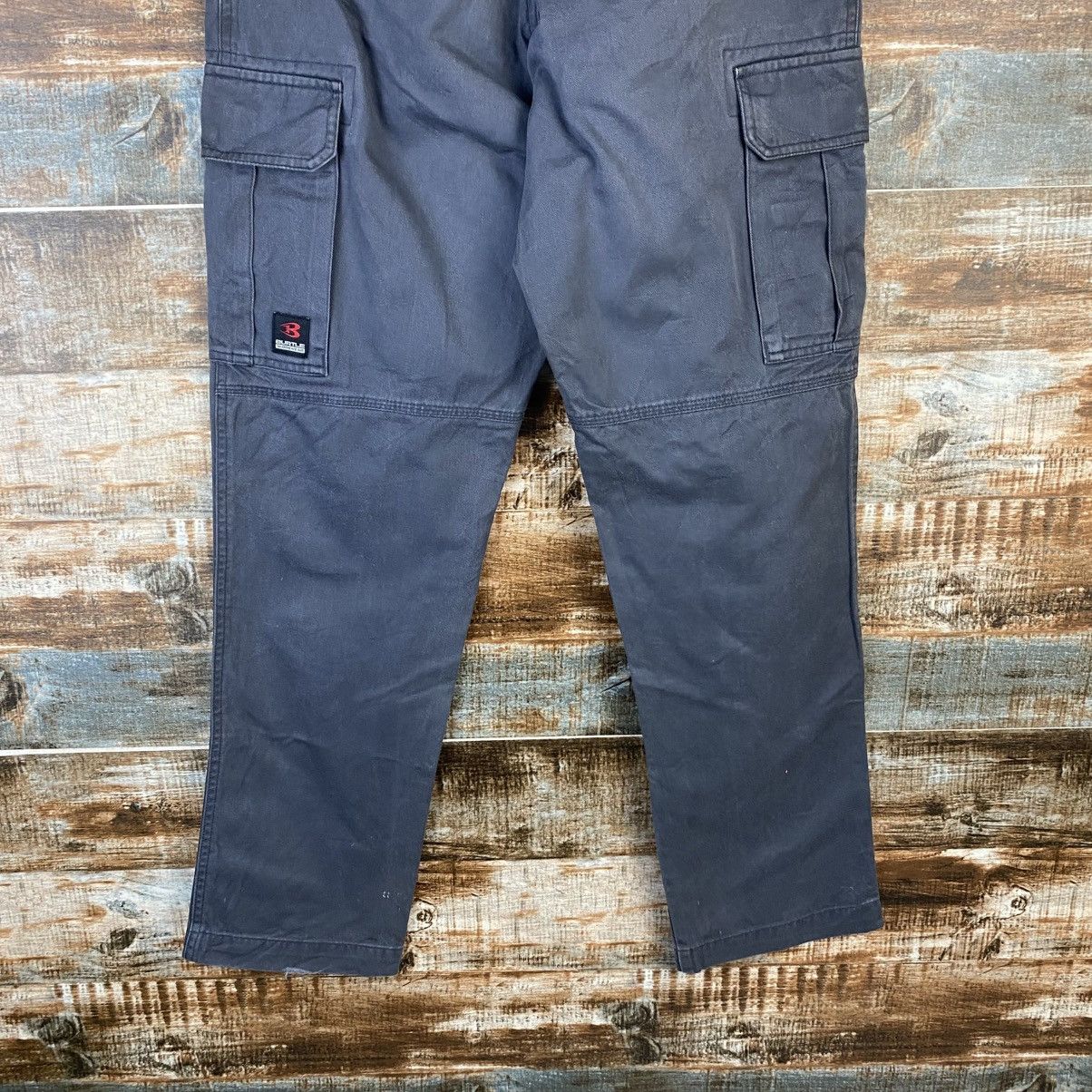 Japanese Brand DL Burtle Dark Blue Cargo Multipocket Pants #C924 Size US 31 - 15 Thumbnail