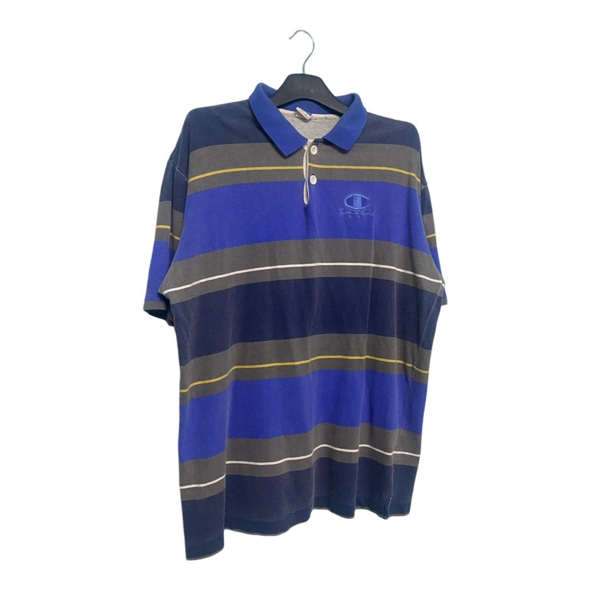 Champion 💥VINTAGE💥90s POLO RUGBY CHAMPION STRIPE EMBROID LOGO Size US L / EU 52-54 / 3 - 3 Thumbnail