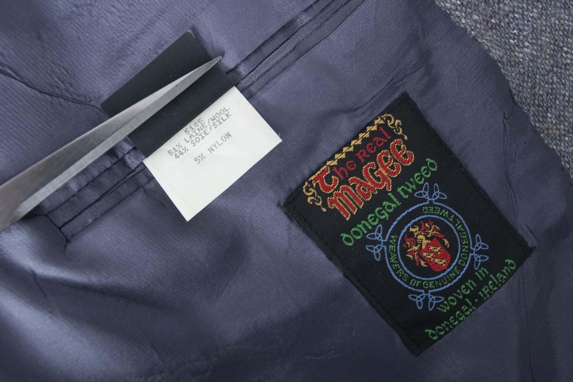 Magee × Vintage The Real Magee Donegal Tweed Jacket Size 40R Wool / Silk Size 40R - 9 Thumbnail