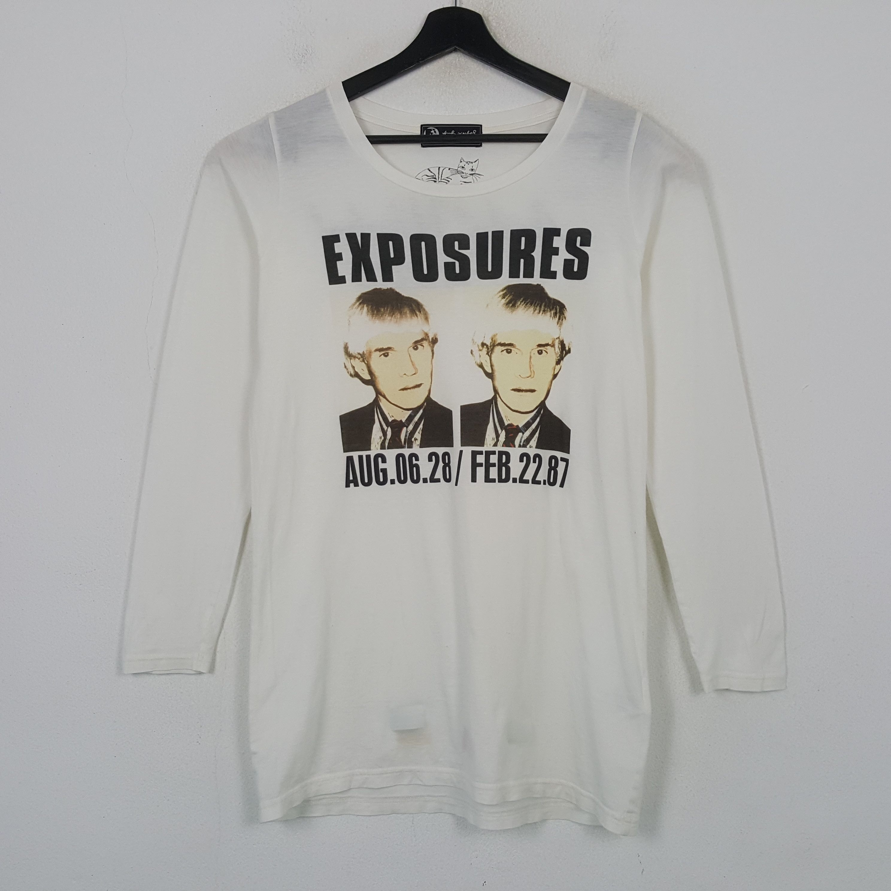 Andy Warhol × Hysteric Glamour Hysteric Glamour X Andy Warhol Japanese Tshirt C294N57 Size US S / EU 44-46 / 1 - 1 Thumbnail