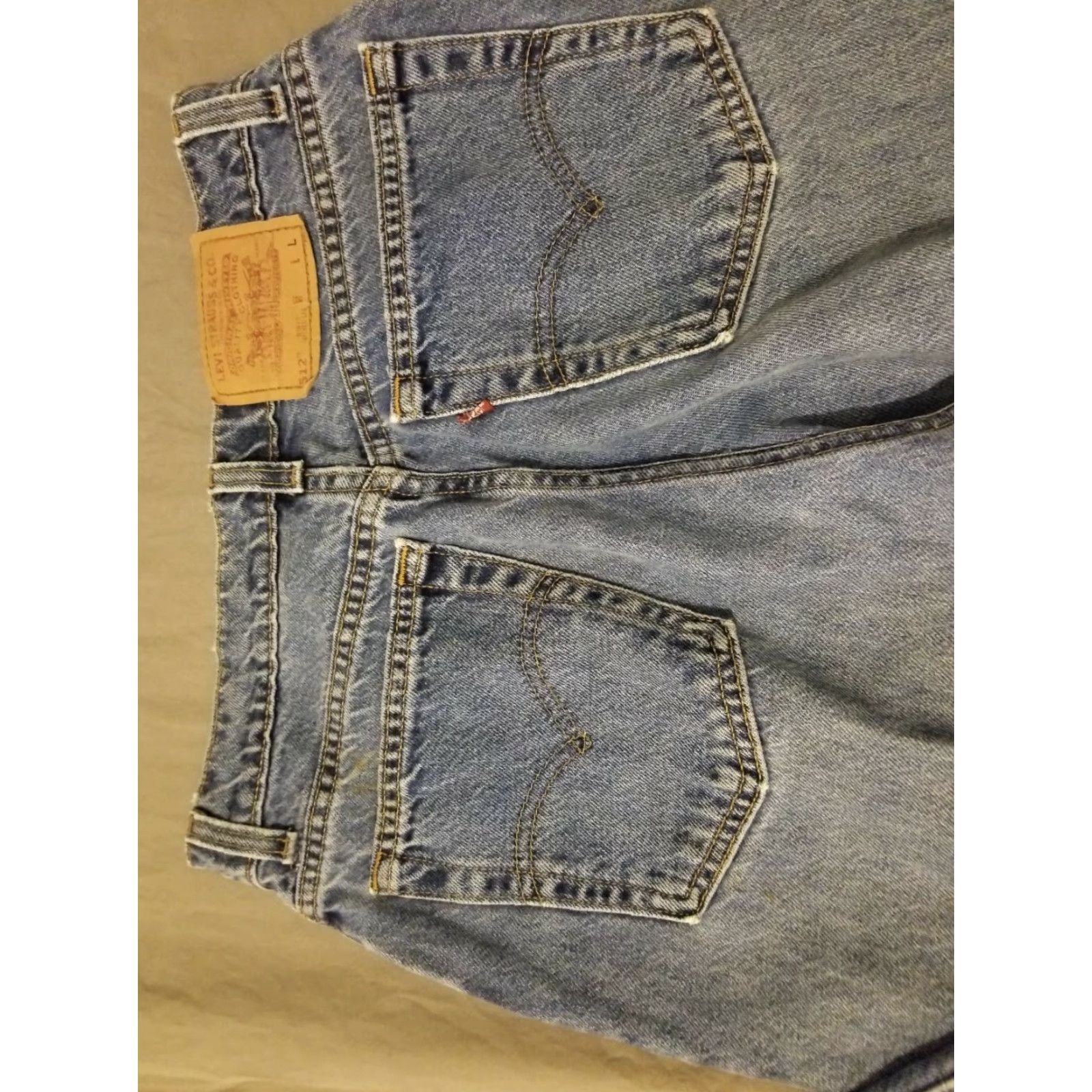 Levi's Womens Levi's 512 Jeans Tapered Slim Denim Blue 13 Long 30x32 Pants Add-Ons Womens Jeans Slimming? Size 34" / US 12 / IT 48 - 2 Thumbnail