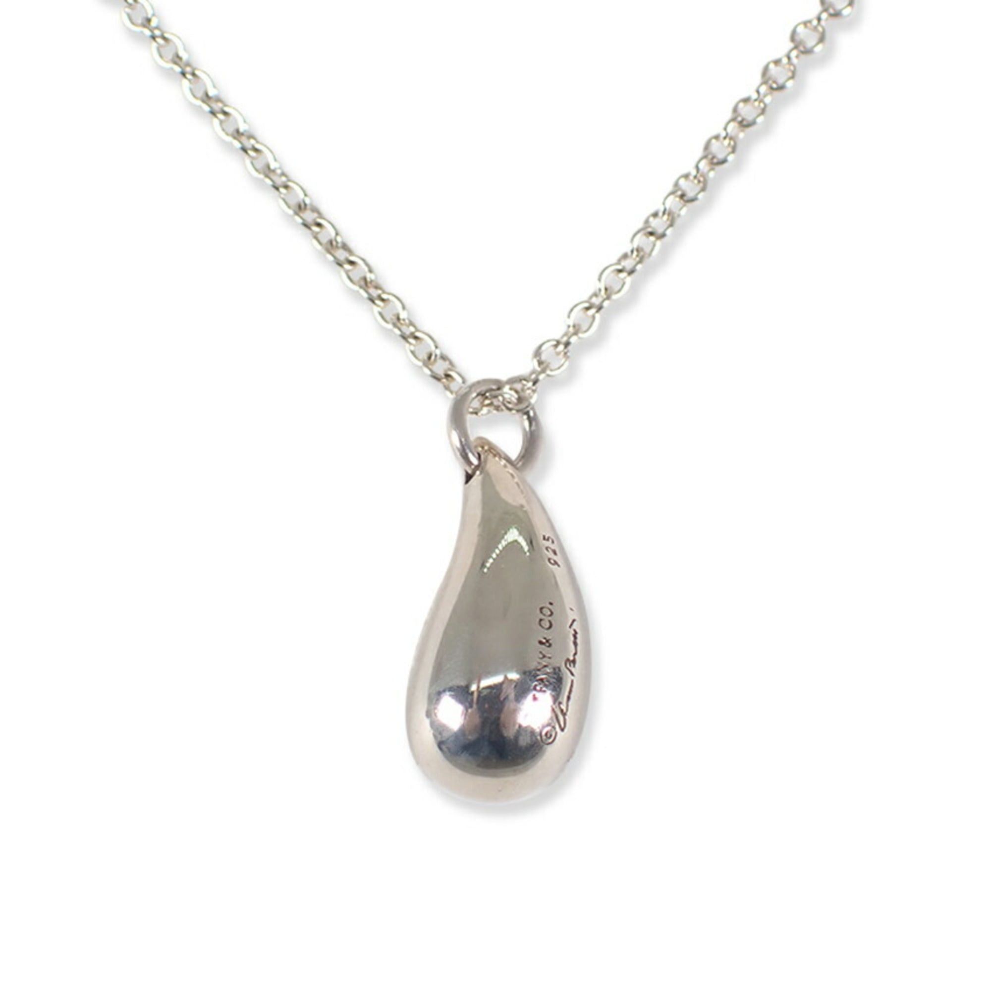 TIFFANY 925 teardrop pendant necklace