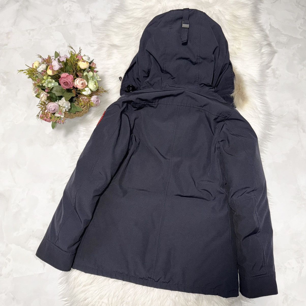 Canada Goose Genuine Canada Goose Hooded Fur Down Jacket Coat S/P Black Size S / US 4 / IT 40 - 6 Thumbnail
