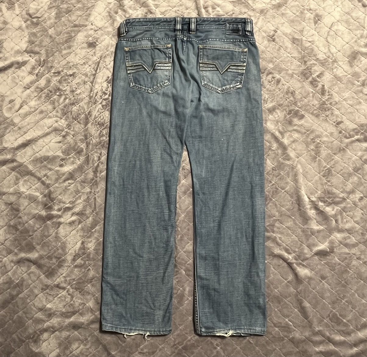 Diesel × Vintage 💥VINTAGE DIESEL FADE DISTRESSED DENIM Size US 35 - 2 Thumbnail