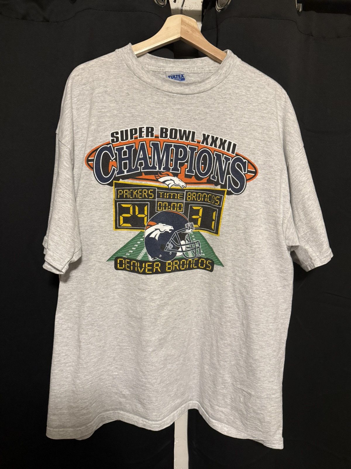 NFL × Tultex Vintage NFL Broncos Super bowl XXXII tee Size US XXL / EU 58 / 5 - 1 Thumbnail