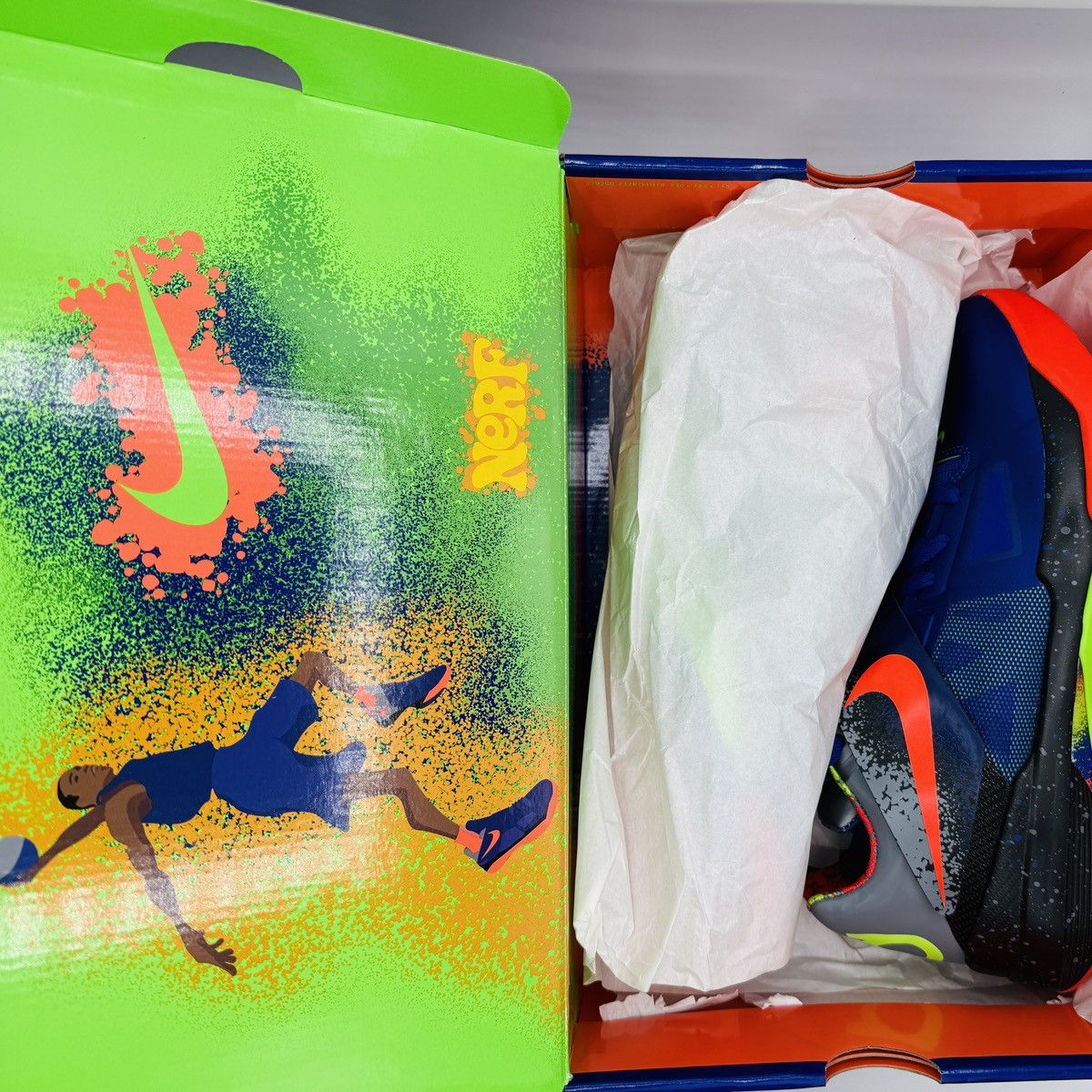 Nike Nike KD 4 NERF Multicolor Basketball Sneakers - 2024 Shoe Size US 9.5 / EU 42-43 - 8 Thumbnail