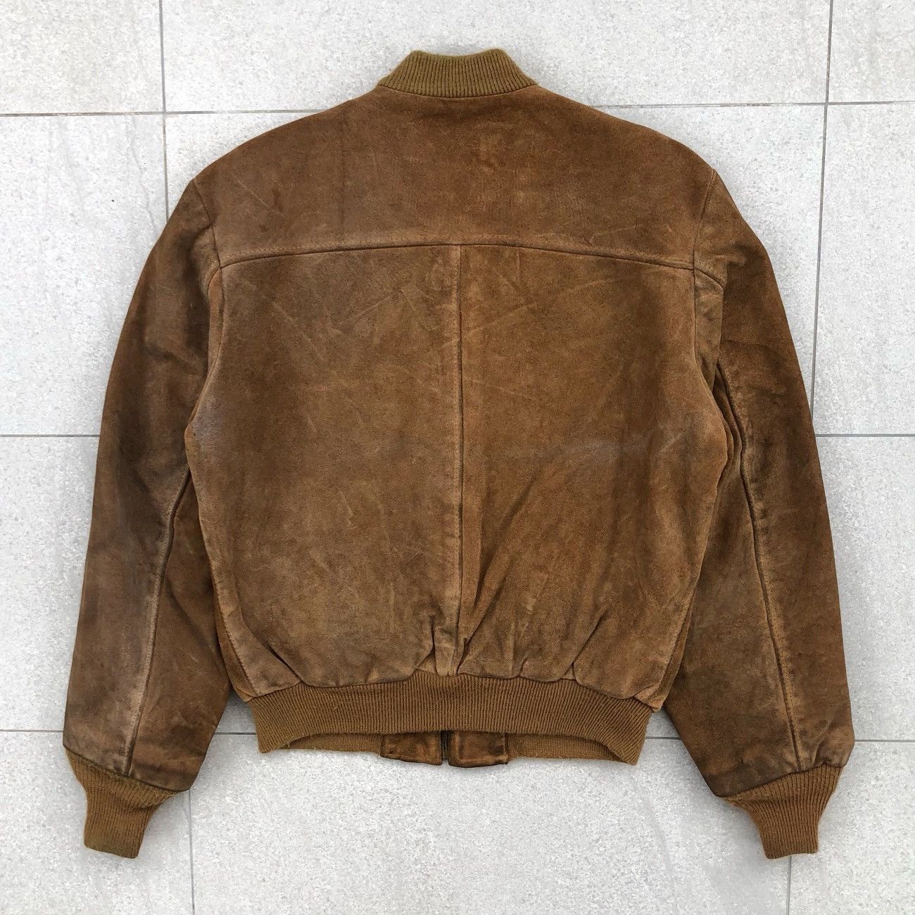 Schott Vintage SCHOTT NYC Suede Leather Bomber Jacket 🇺🇸 Size US M / EU 48-50 / 2 - 10 Thumbnail