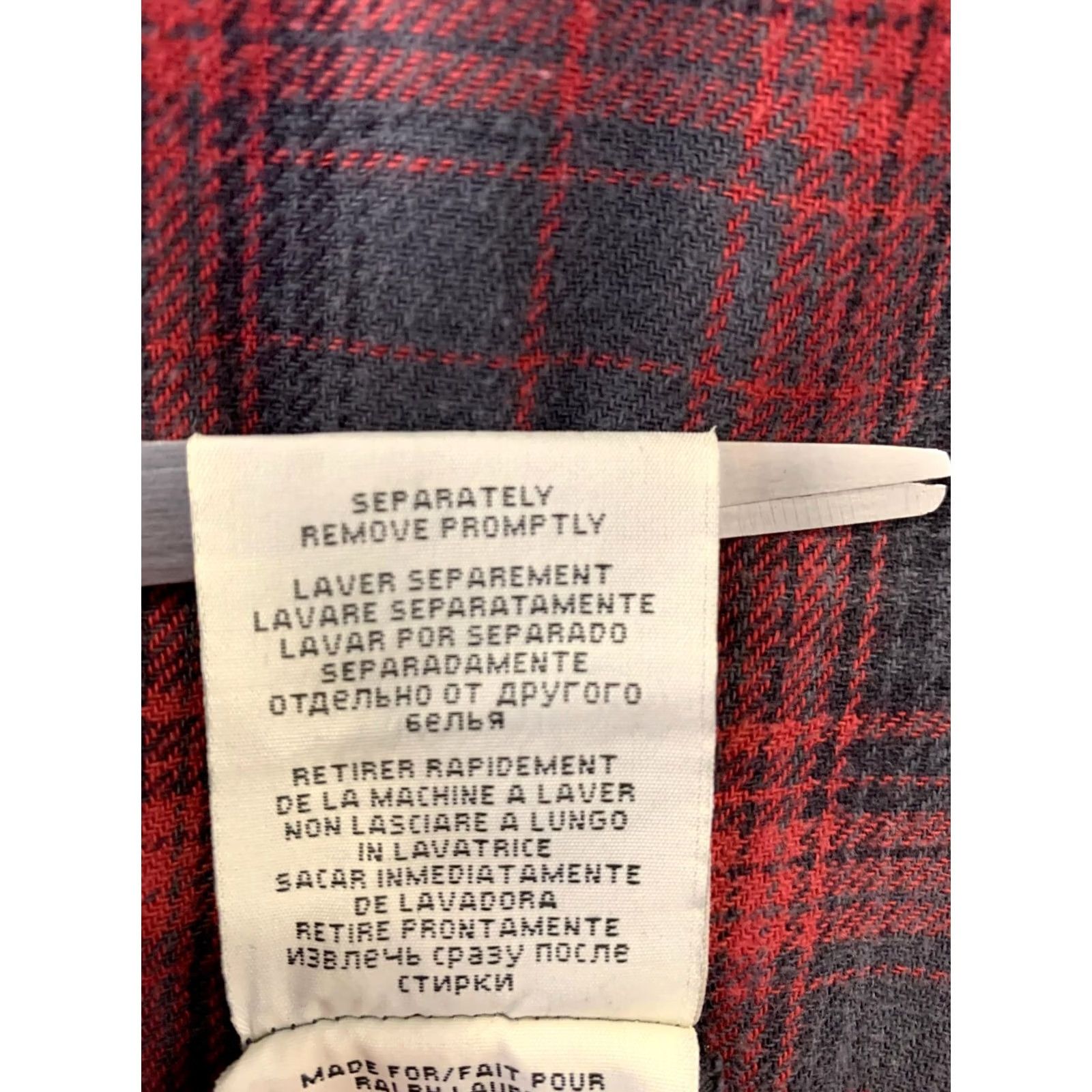 Ralph Lauren Ralph Lauren Denim & Supply Plaid Hooded Flannel Shirt Jacket Black Red L Men’s Long Sleeve Button-Up Hoodie Capable of Layering Size US L / EU 52-54 / 3 - 5 Thumbnail
