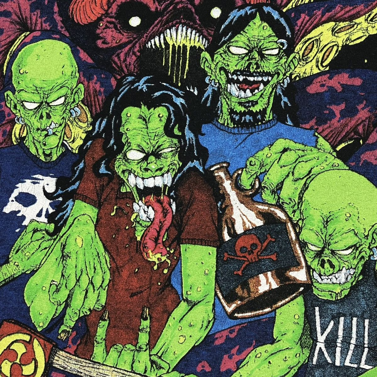 Band Tees TRIVIUM Goblin Kill 2009 Black Concert Rock Band T-shirt Size US M / EU 48-50 / 2 - 6 Thumbnail