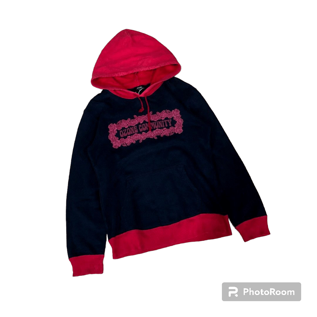 image of Hysteric Glamour Japanese Ozone Comunity Hoodie in Black, Men's (Size Medium)