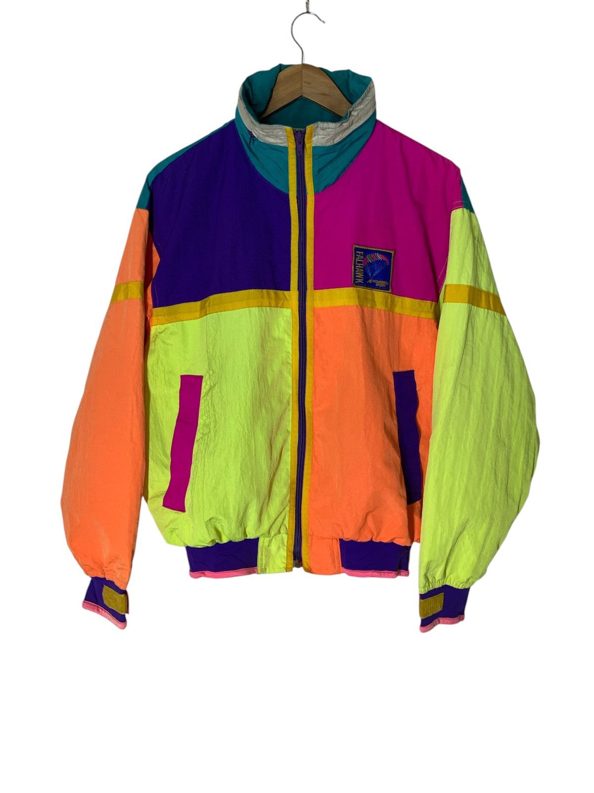 Jams World Vintage 80’s Falhawk Striking Colour Retro Jacket Size US M / EU 48-50 / 2 - 1 Thumbnail