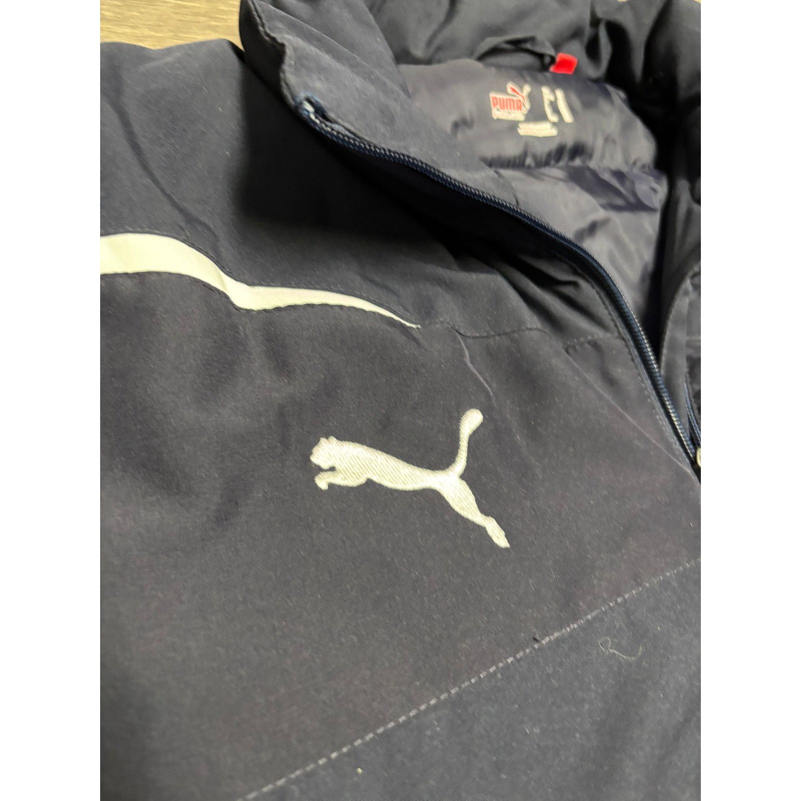 Puma Chicago Red Star Puma Puffer Jacket Sz XS Blue NWSL Size XS / US 0-2 / IT 36-38 - 2 Thumbnail