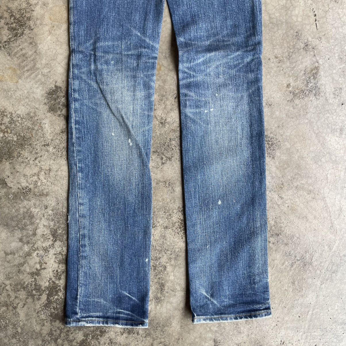 Lounge Lizard 🔥🇯🇵Lounge Lizard Stoned Washed Ripped Distress Skinny Jeans Size US 30 / EU 46 - 6 Thumbnail