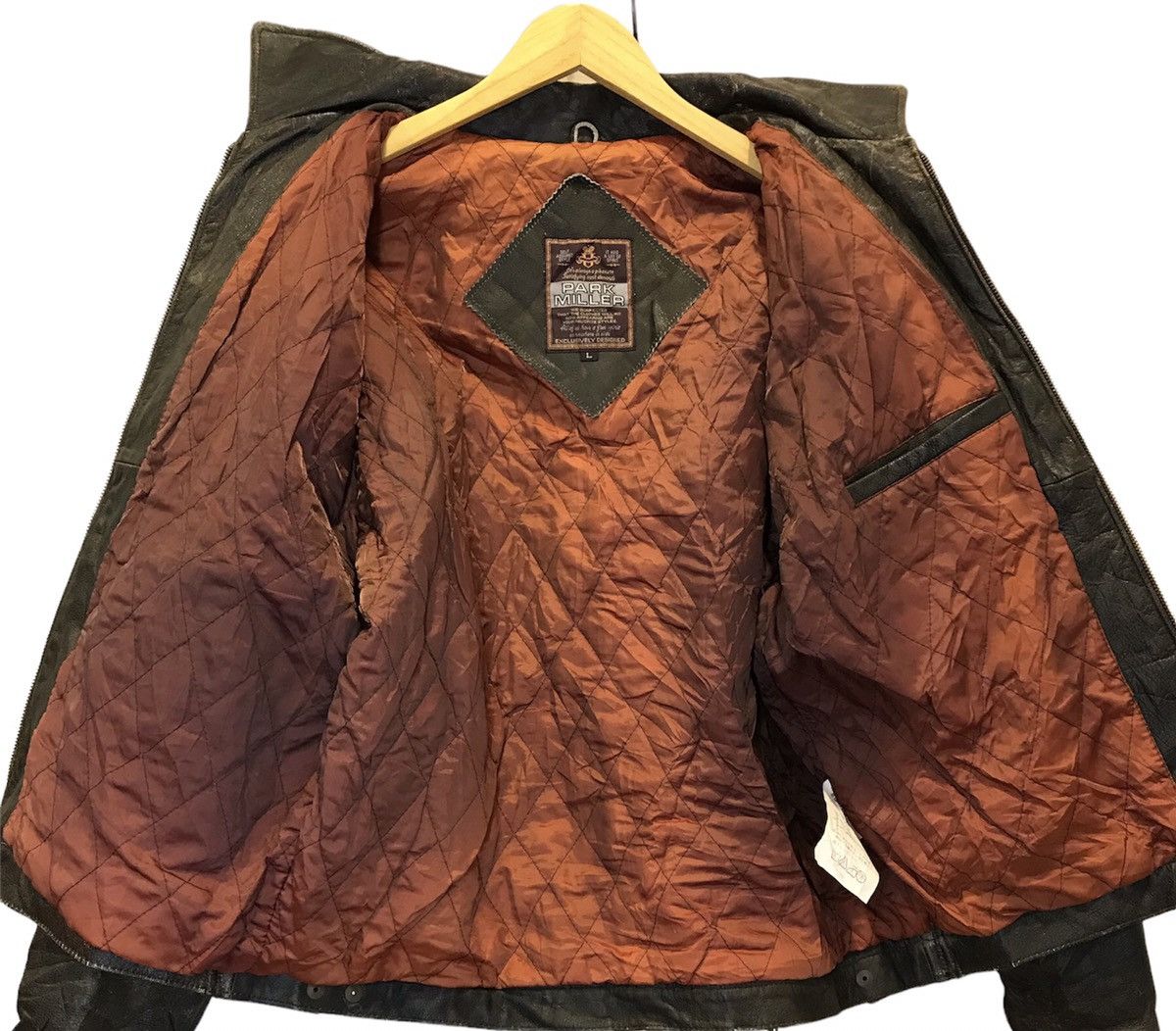 Other LEATHER JACKET PARK MILLER.CUSTOM CONVERGE Size US L / EU 52-54 / 3 - 3 Thumbnail