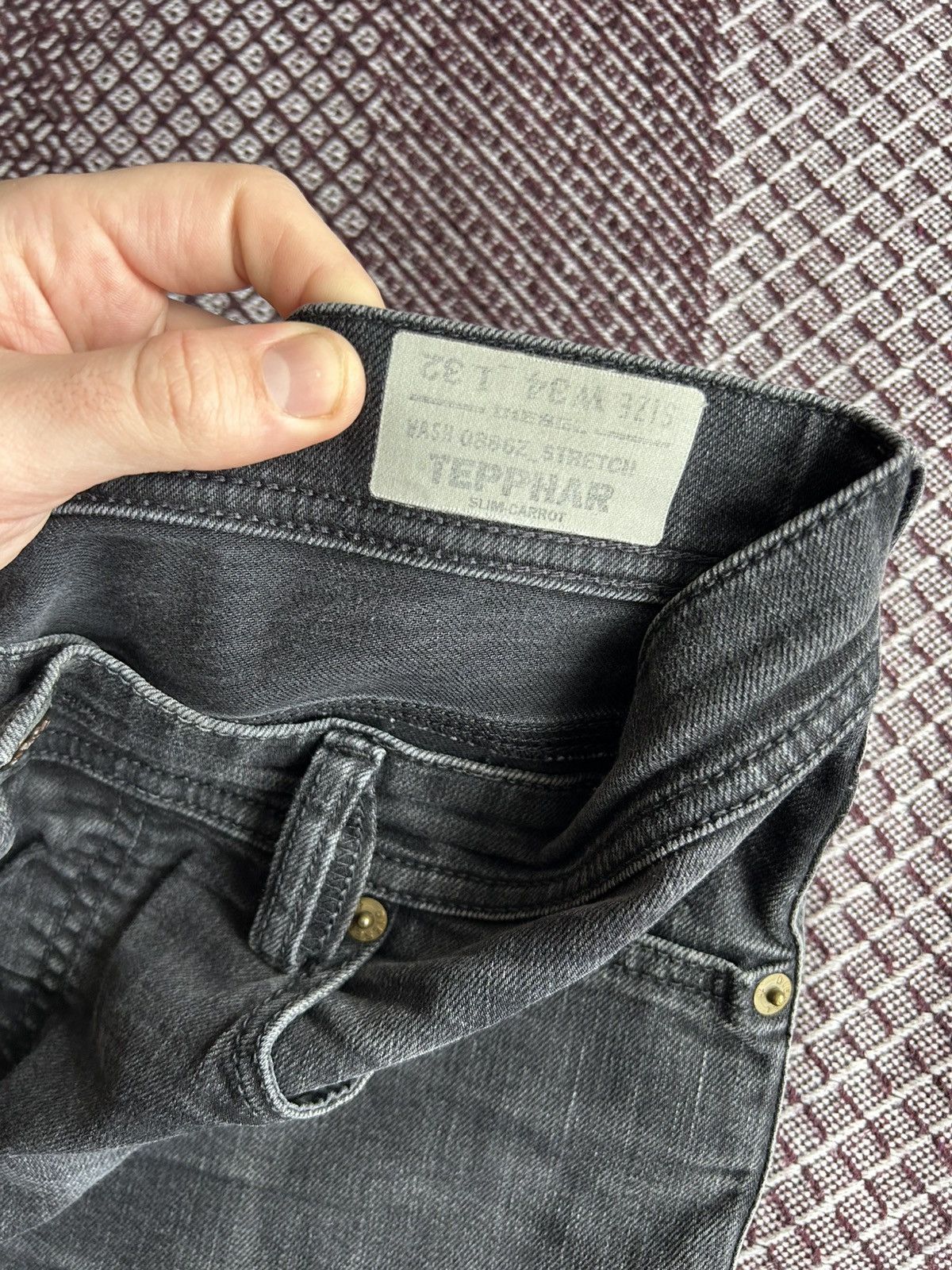 Diesel Diesel Tepphar Wash Denim Jeans Men’s Size 34 Solid Style Size US 34 / EU 50 - 9 Thumbnail