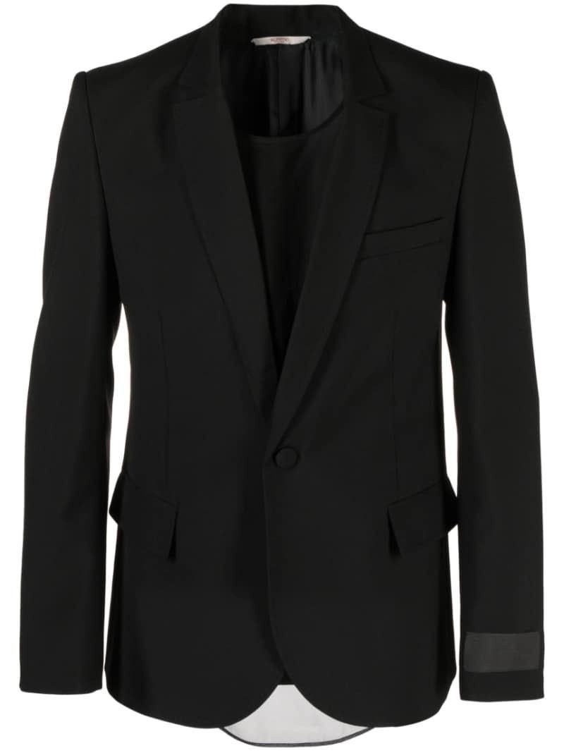 Valentino o1y0525 Blazer in Black Size US M / EU 48-50 / 2 - 1 Thumbnail