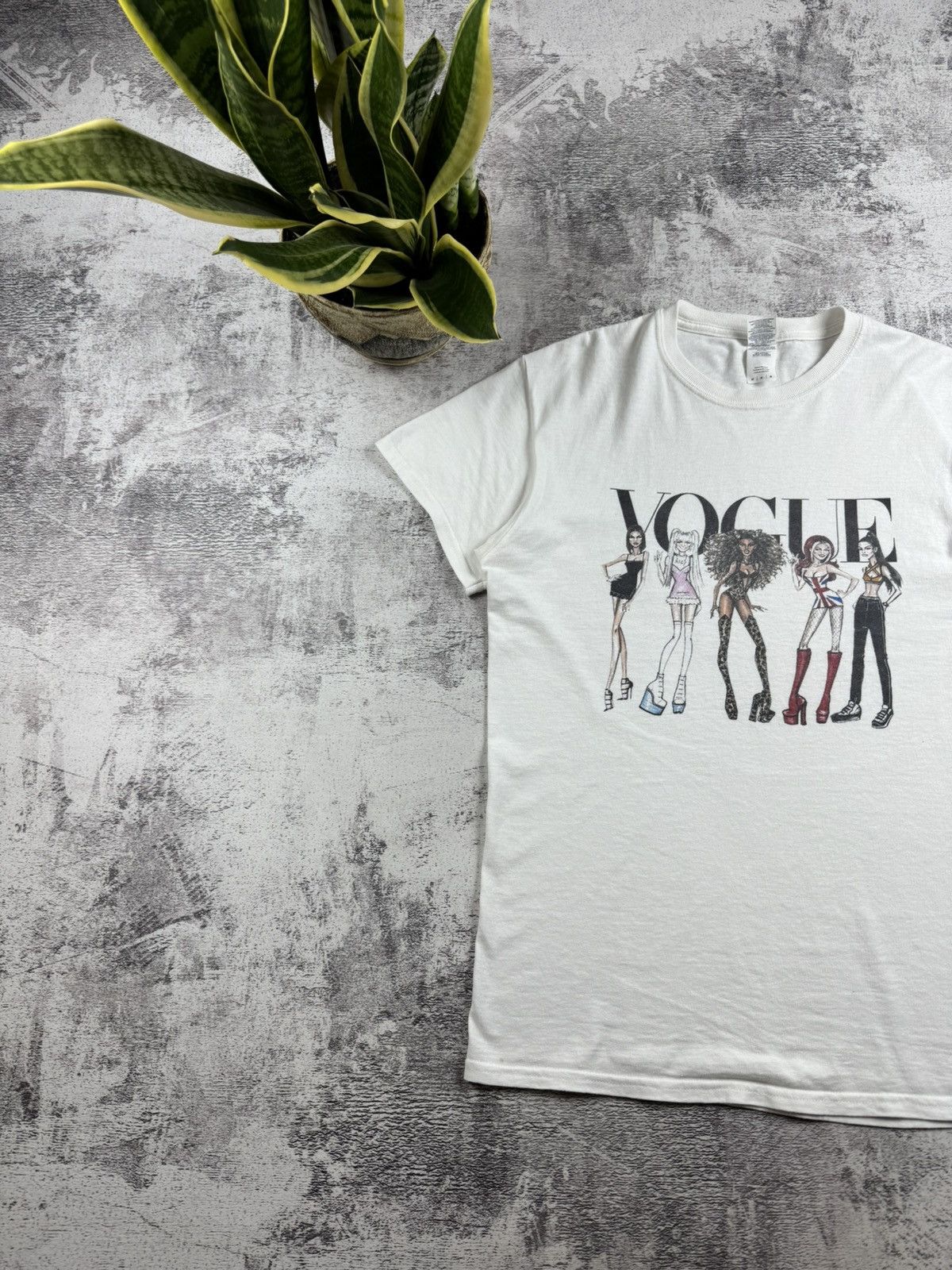 Vogue Vogue Spice Girls Ladies Gildan Medium Hip Hop Rap Cotton Jersey T Shirt Tee Size US M / EU 48-50 / 2 - 2 Thumbnail
