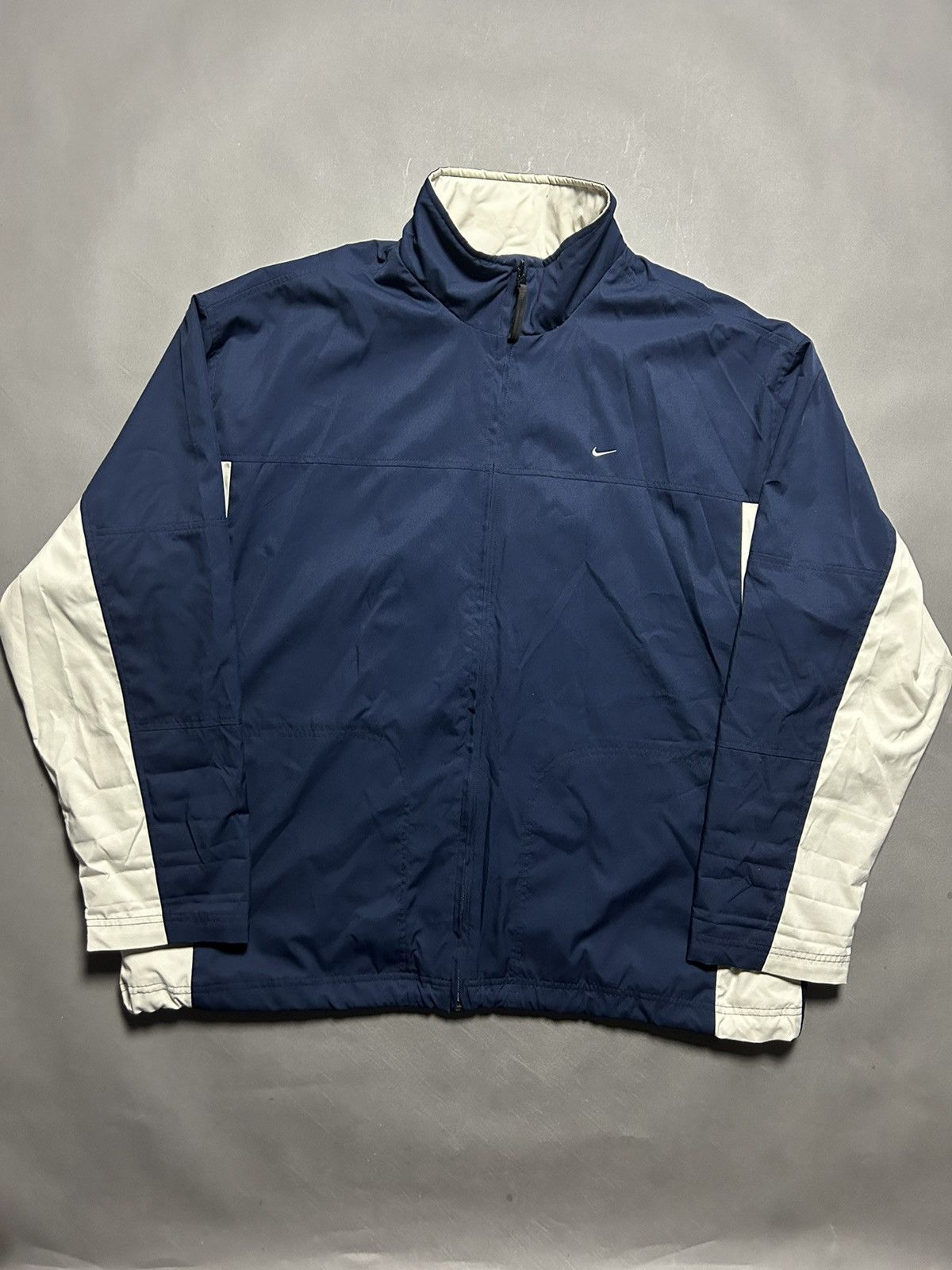 Nike × Vintage Nike track suit vintage navy pants windbreaker small logo Size US XXL / EU 58 / 5 - 2 Thumbnail