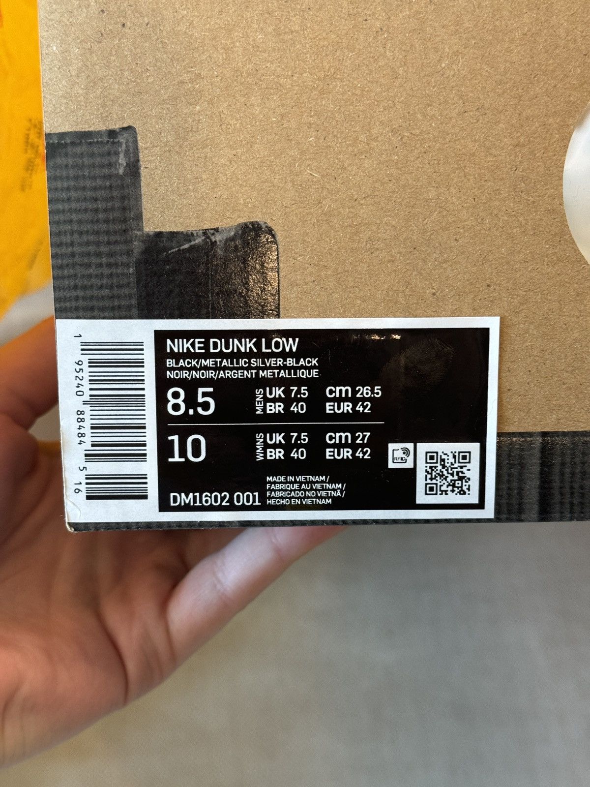 Nike × Off-White Nike x Off-White Dunk Low Lot 50 Sneaker Size US 8.5 / EU 41-42 - 14 Thumbnail