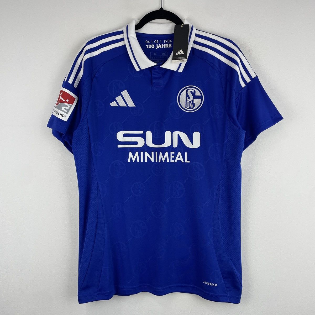Adidas Schalke 04 Home Adidas Jersey Shirt 2024/2025 Size US M / EU 48-50 / 2 - 1 Thumbnail