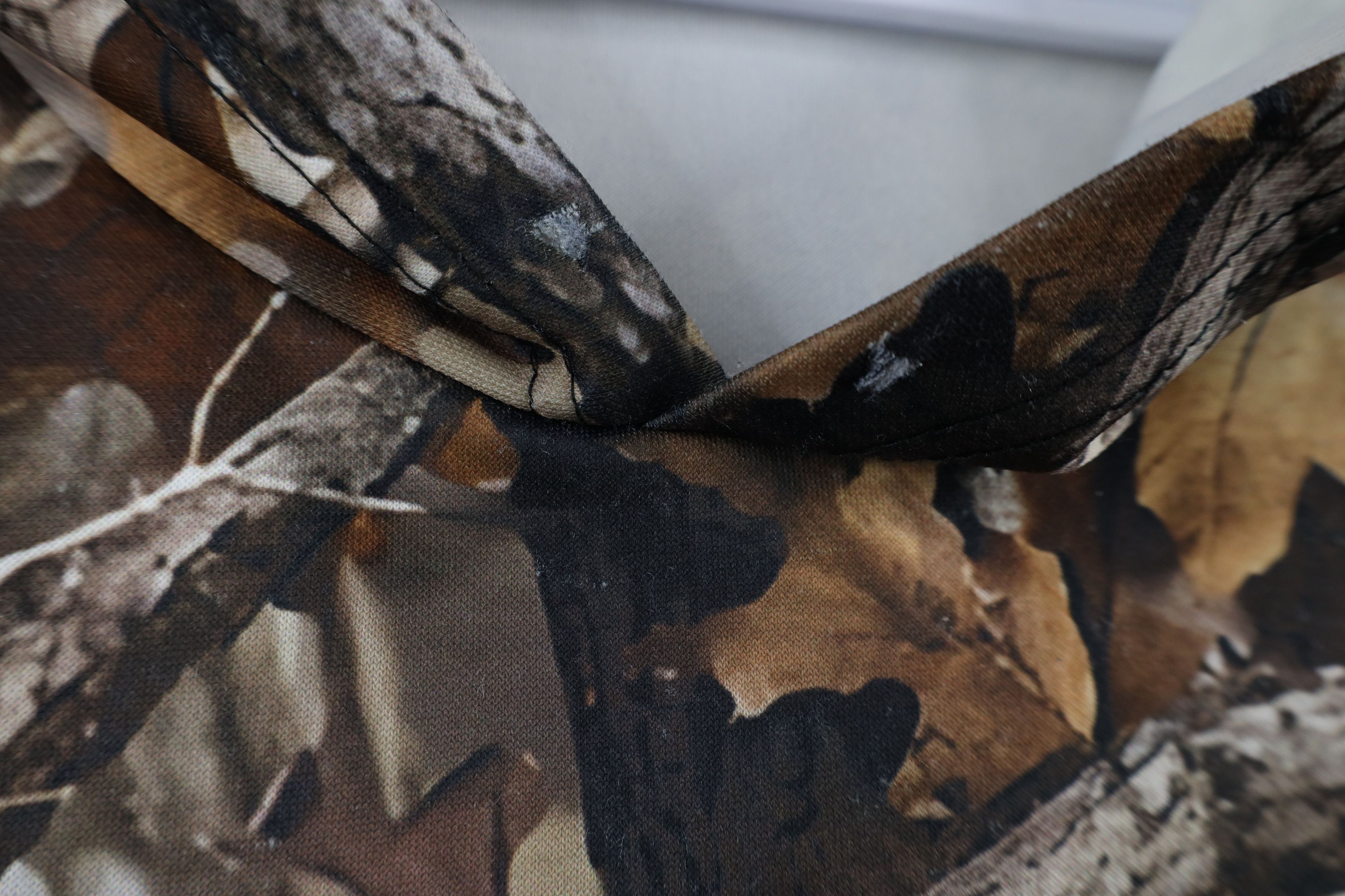 Vintage Vintage Y2K Streetwear Camouflage Knit Hoodie Sweatshirt Size US L / EU 52-54 / 3 - 4 Thumbnail