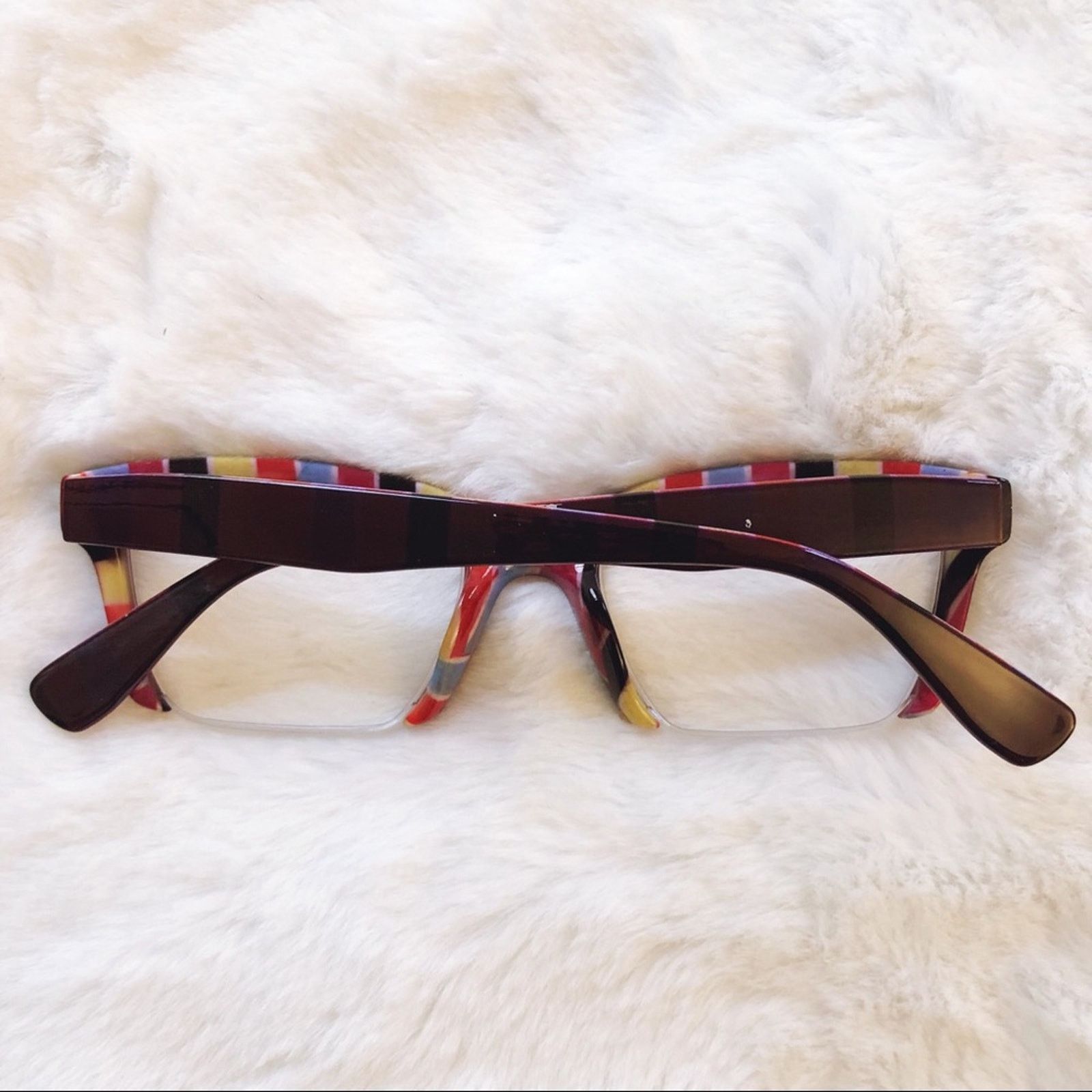 Other Brooke Black Half Rim Rectangle Reader Glasses Size ONE SIZE - 7 Thumbnail