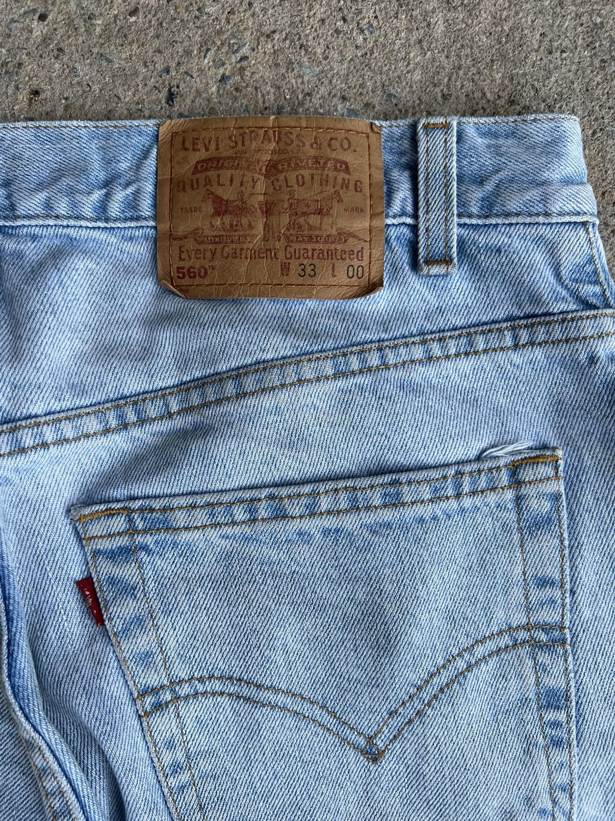 Levi's Vintage 90s Levi's 560 Many Buttons Denim Pants Size US 34 / EU 50 - 8 Thumbnail