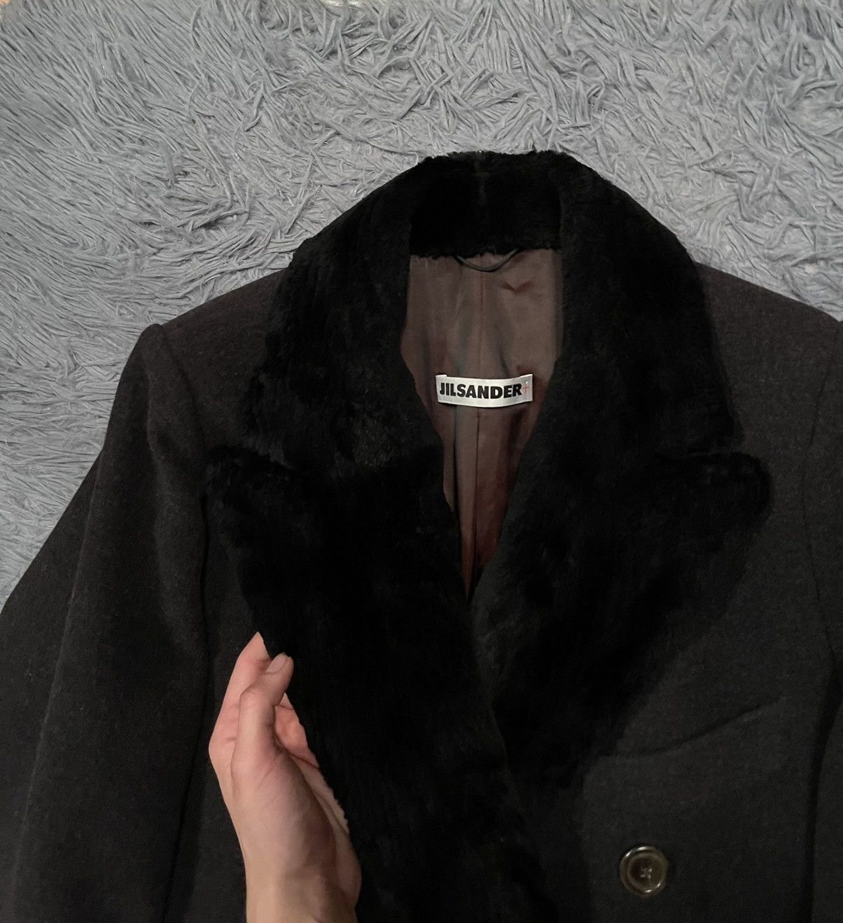 Jil Sander 90s archive wool + cashmere coat jacket