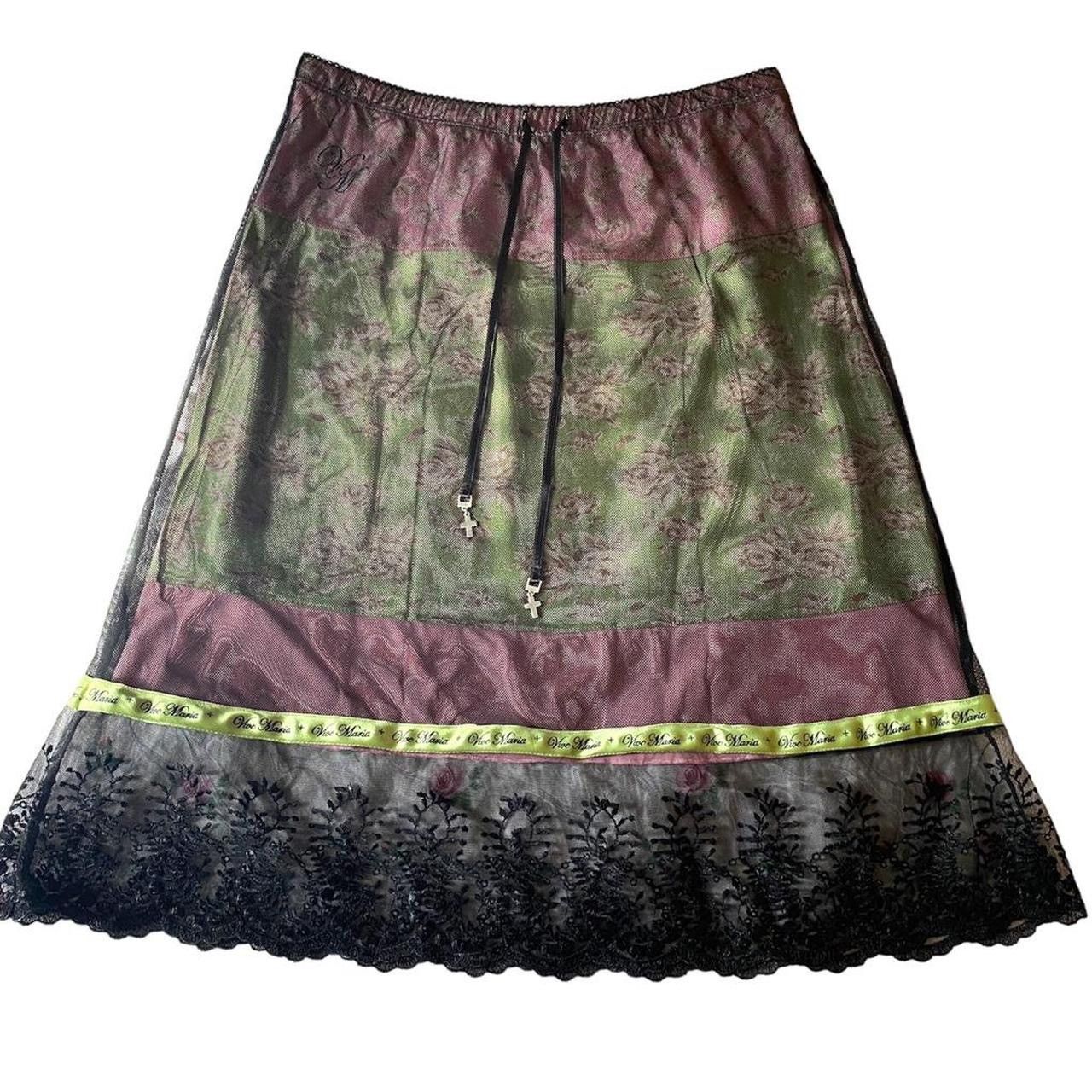 Avant Garde vintage y2k Fairycore mesh layered skirt by Vive