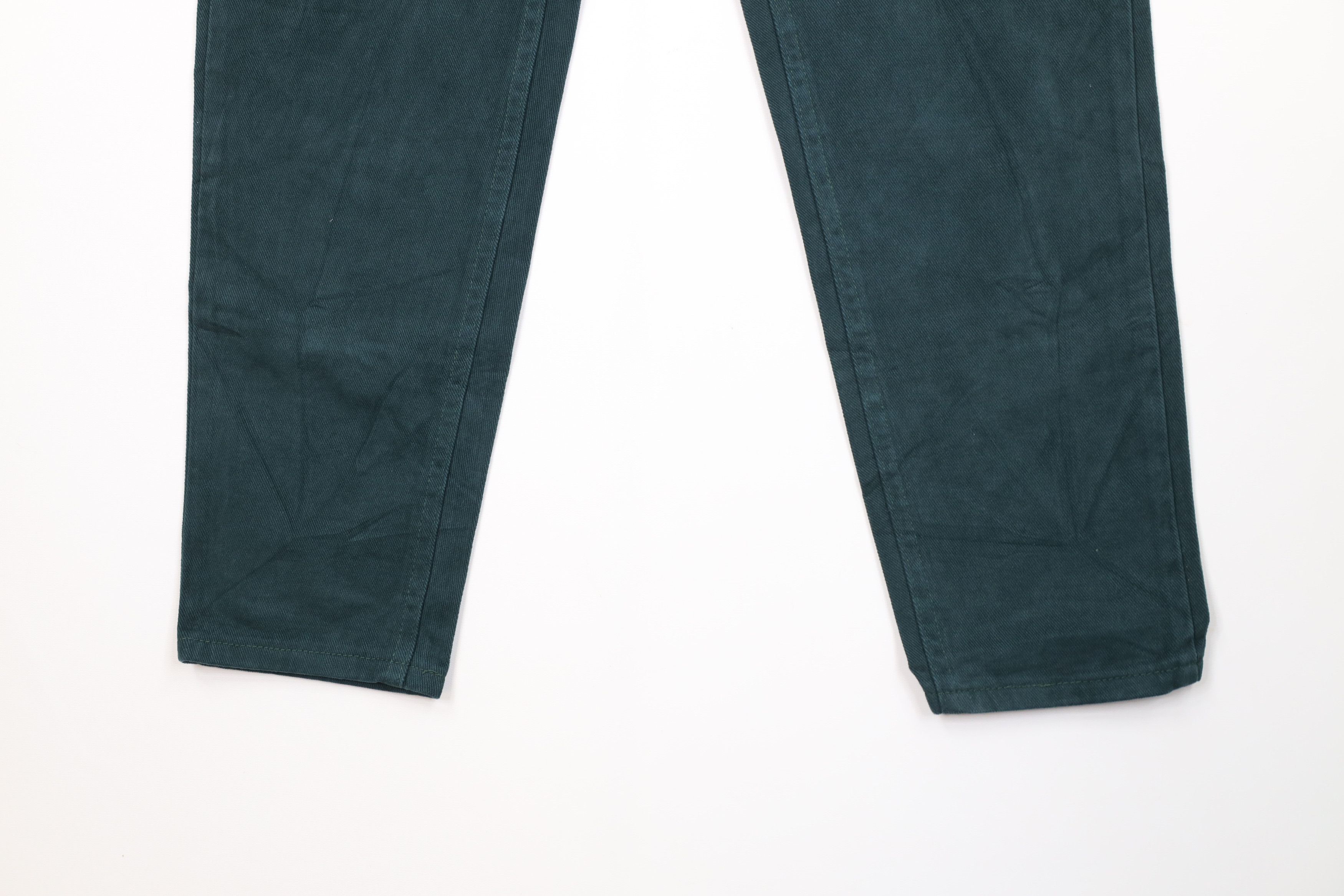 Lee Deadstock Vintage 90s Lee Tapered Leg Denim Jeans Green USA Size 30" / US 8 / IT 44 - 4 Thumbnail