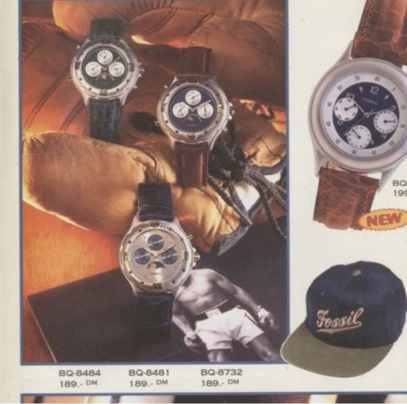 Fossil 1995 FOSSIL CHRONOGRAPH MOON PHASE WATCH BQ-8732 Size ONE SIZE - 2 Thumbnail